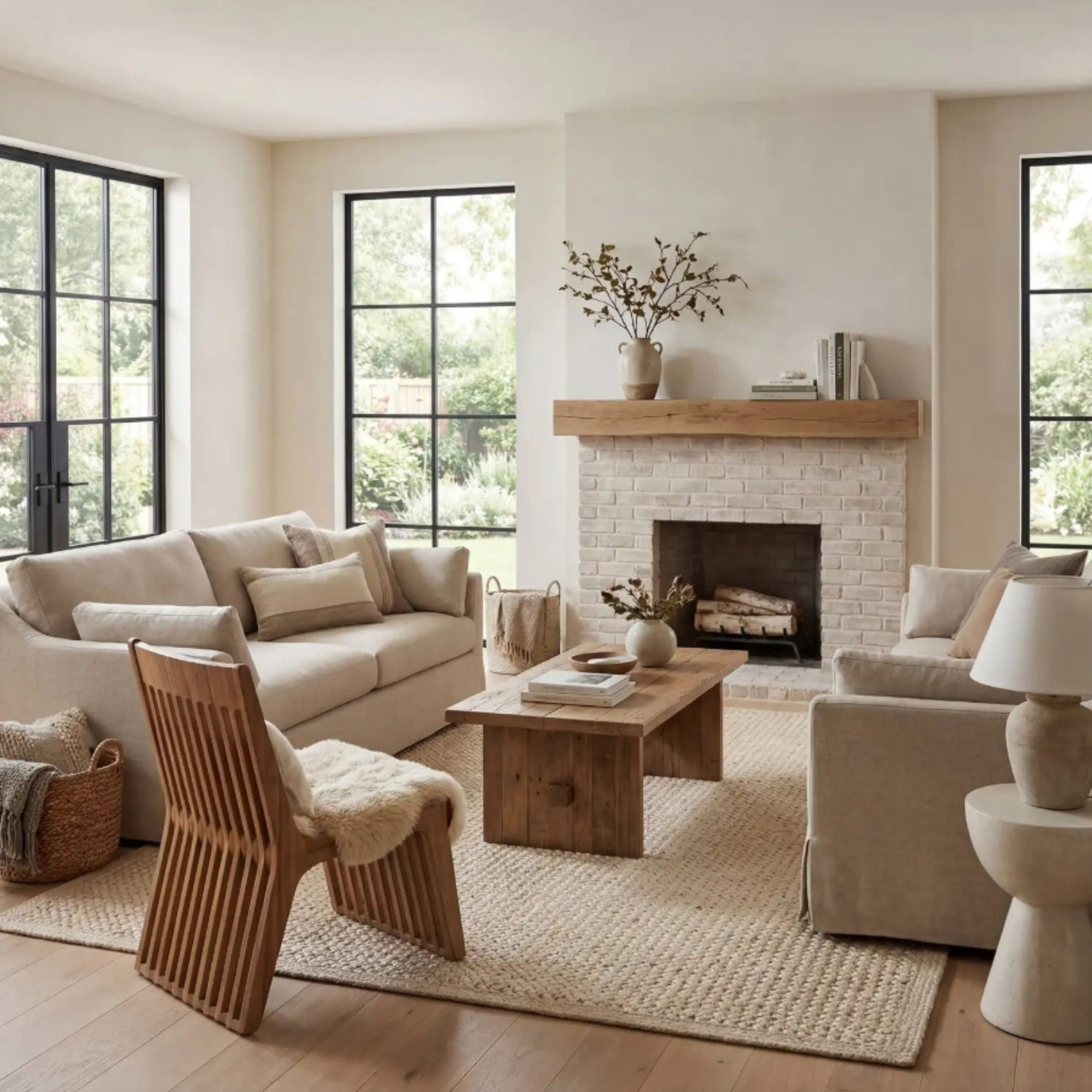 Dash & Albert Thale Bleach Textured Jute Rug