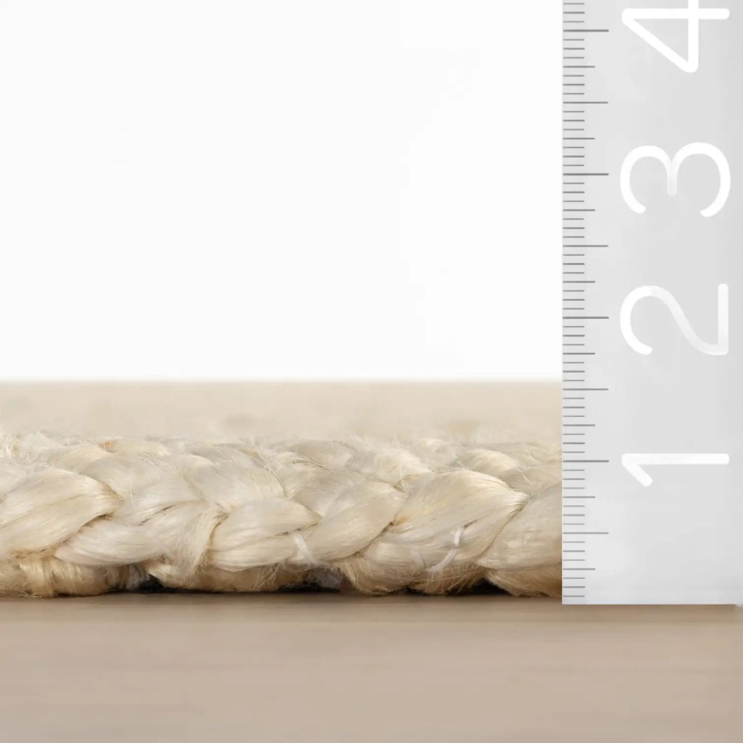 Dash & Albert Thale Bleach Textured Jute Rug