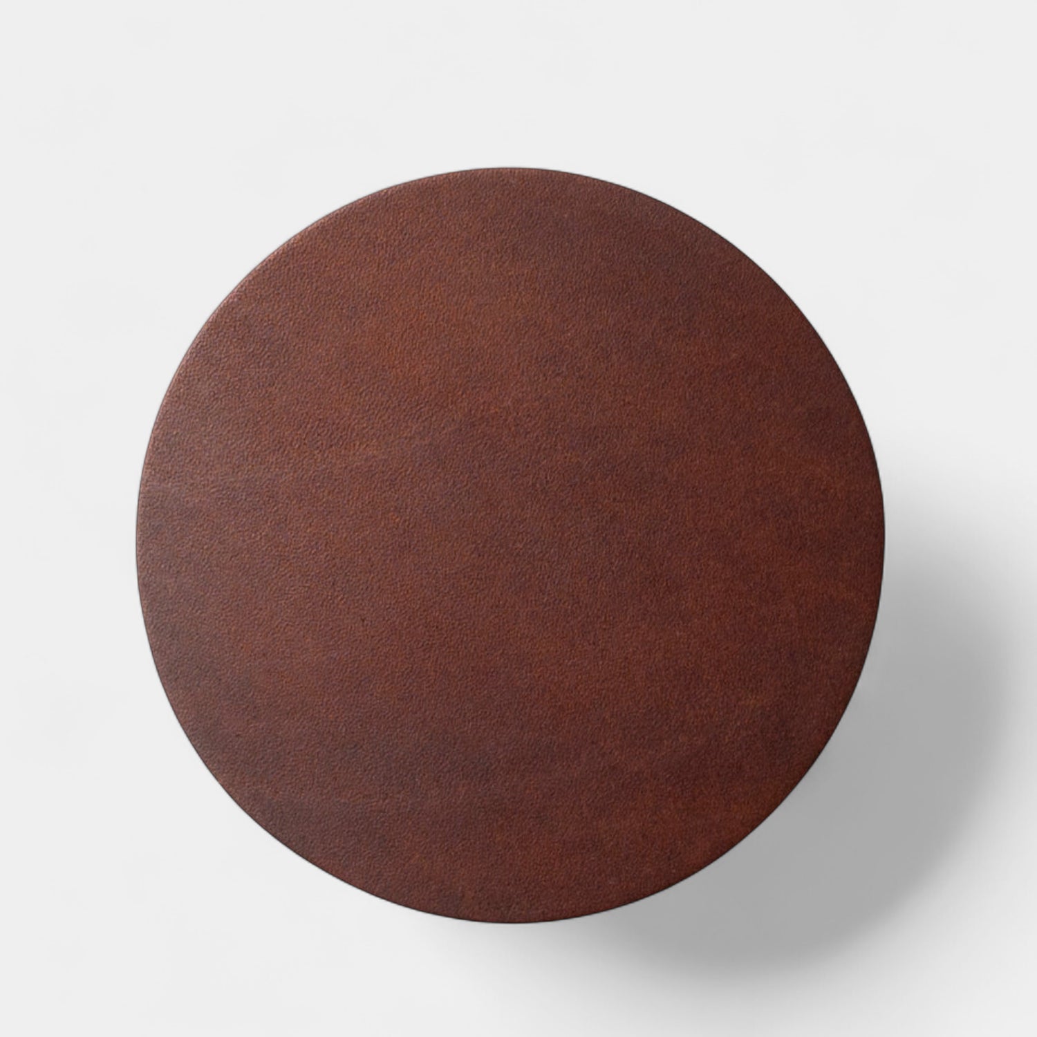 Leather Round Coasters (Set of 4) - Heritage Brown