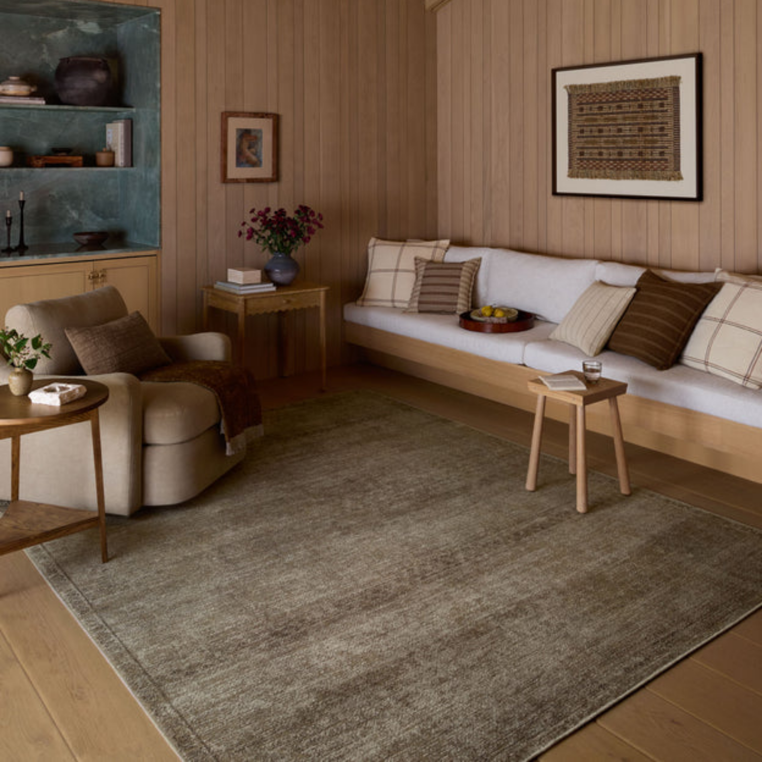 Amber Lewis x Loloi Cambria Ash/Bark Rug