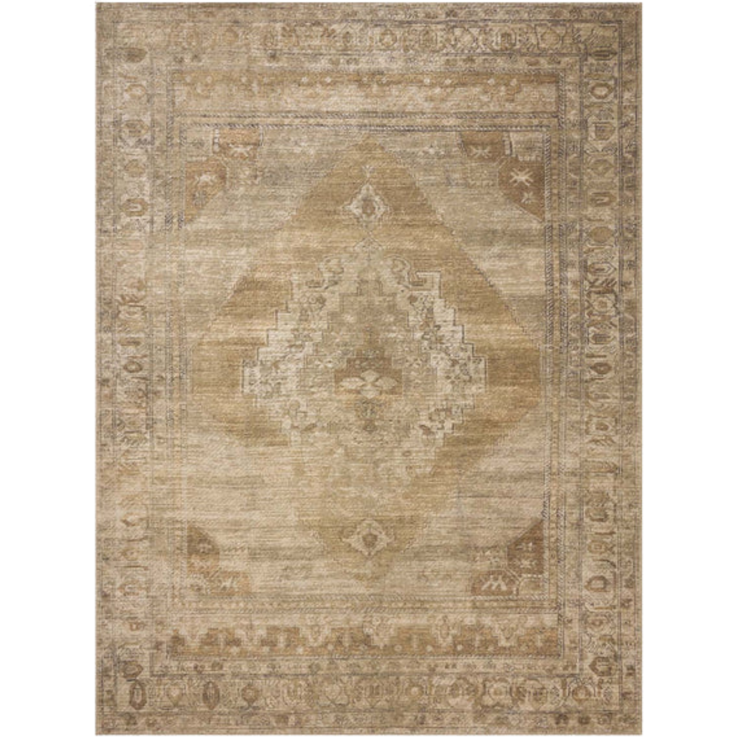 Amber Lewis x Loloi Cambria Taupe/ Antique Bronze Rug