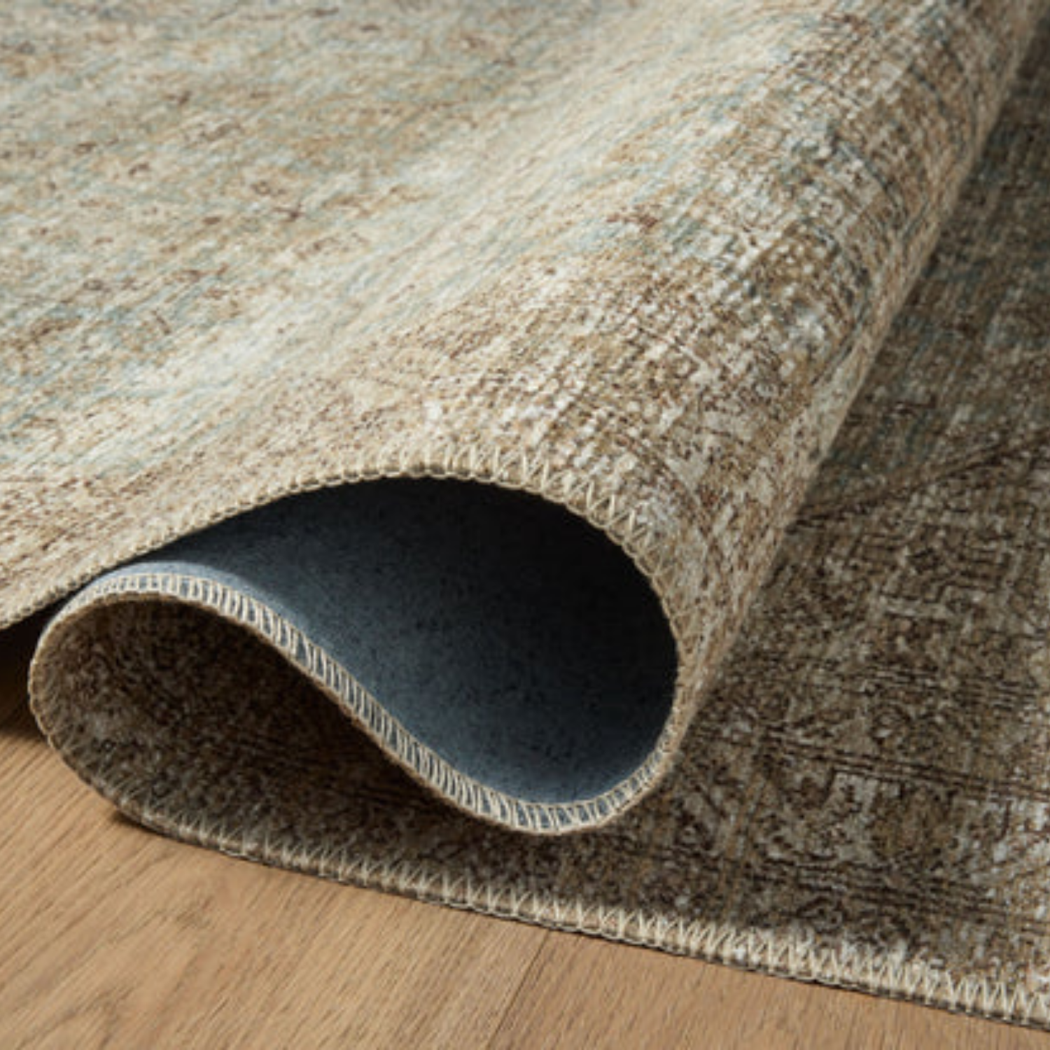 Amber Lewis x Loloi Cambria Aqua/Natural Rug