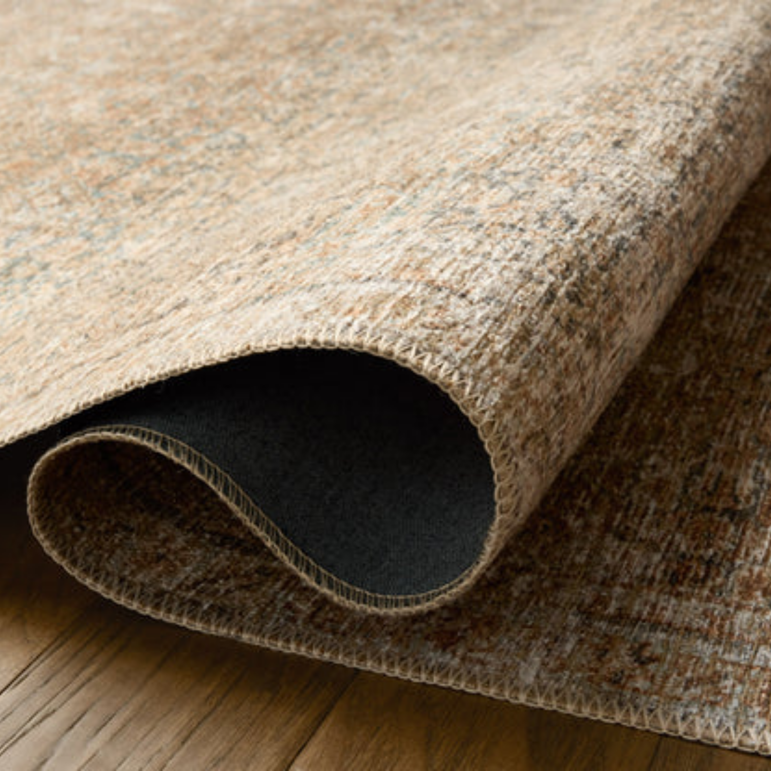 Amber Lewis x Loloi Cambria Ocean/Brick Rug