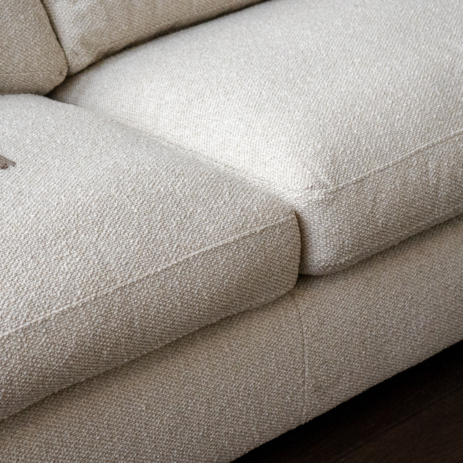 Charlestown 124" Chaise Sectional - Tasmin Linen