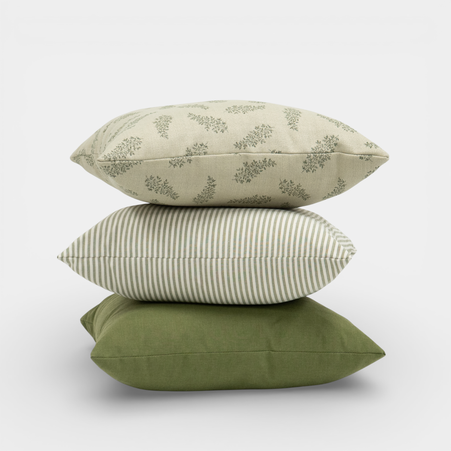 Lush Juniper 20" Sunbrella® Outdoor Toss Cushion Set