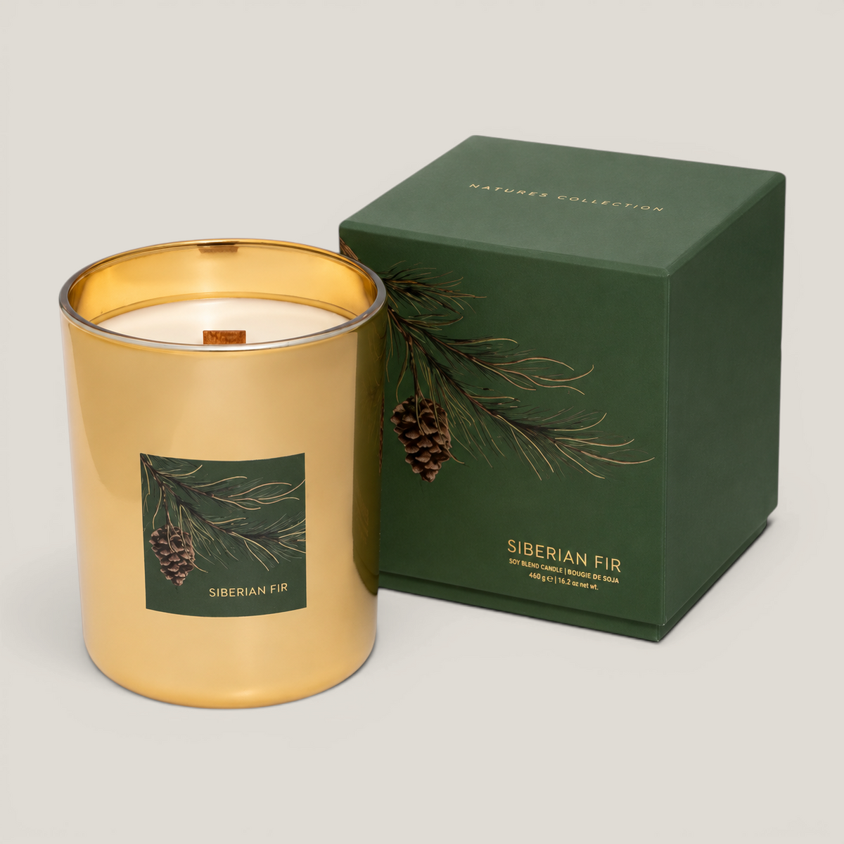Siberian Fir Gold 16oz Candle