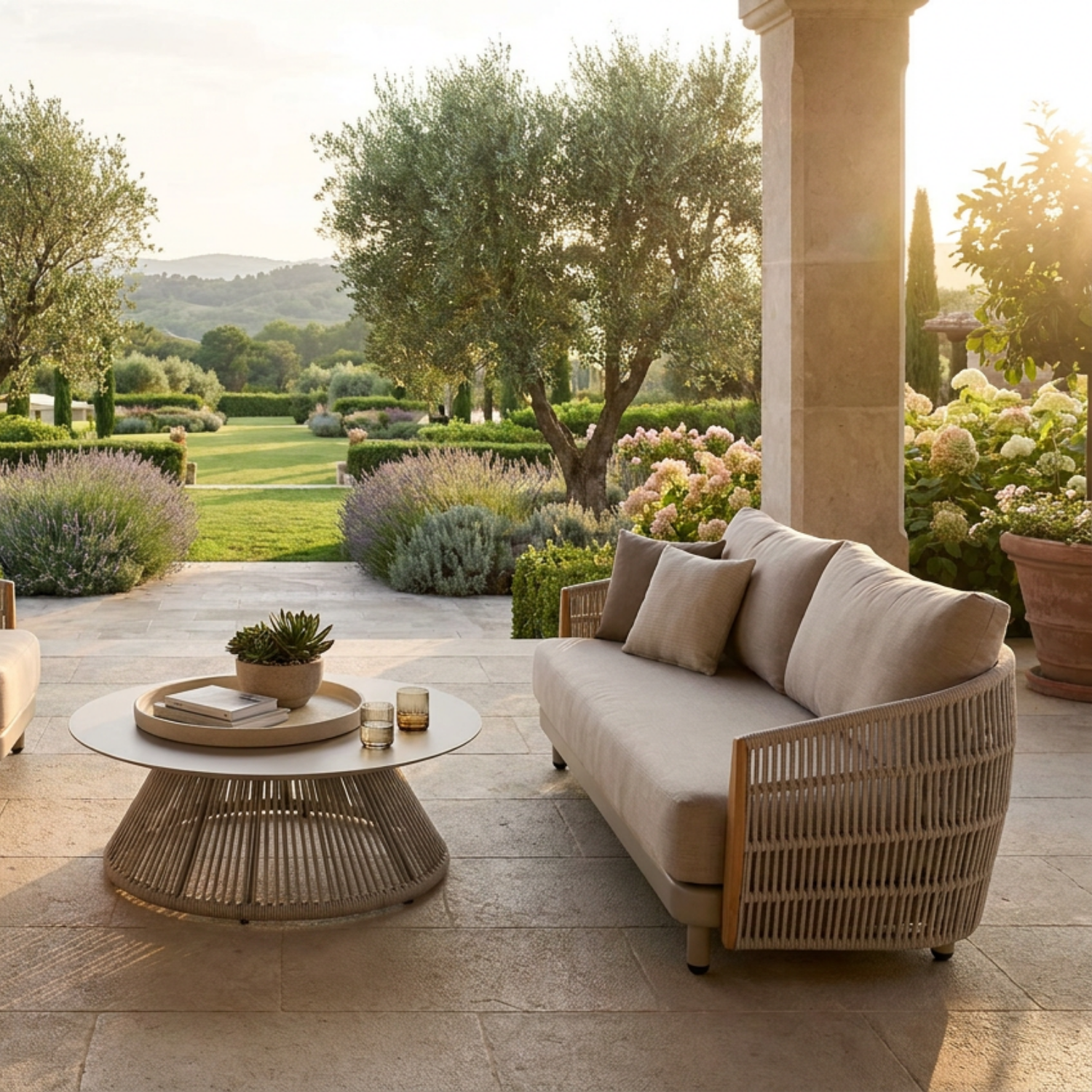 Collingwood Rope Sofa - Champagne Taupe