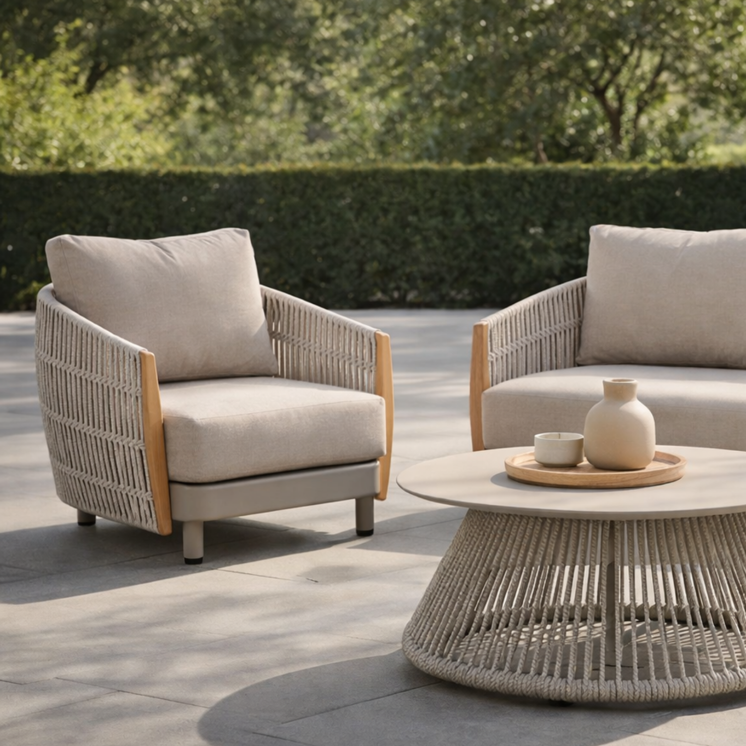 Collingwood Rope Club Chair - Champagne Taupe