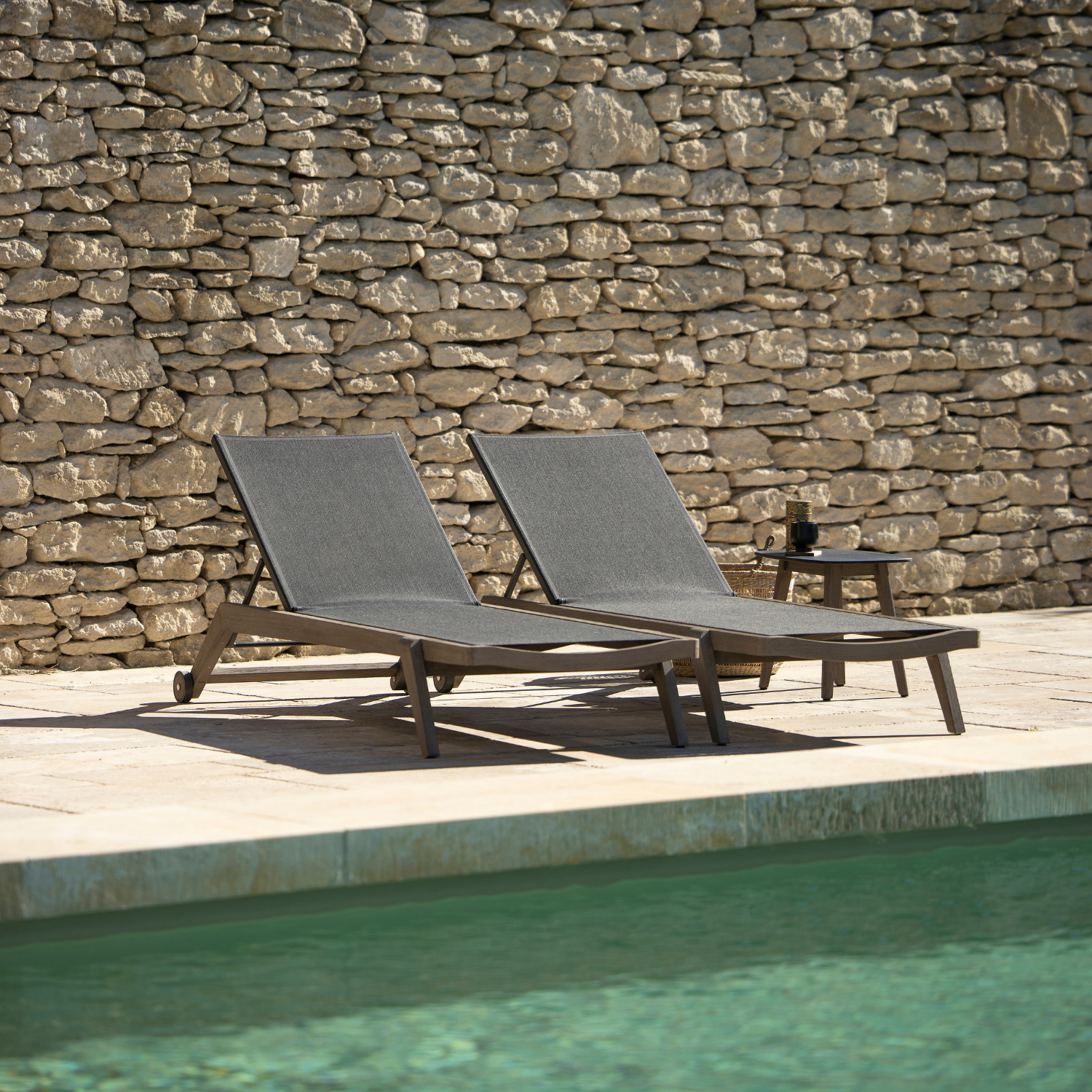 Copenhague Chaise Lounge - Slate