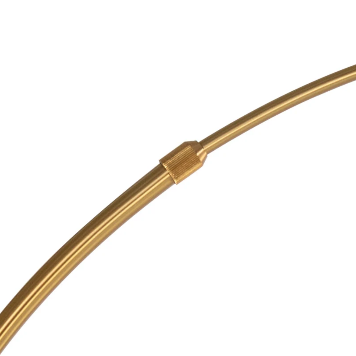 Crescent Floor Lamp - Brass