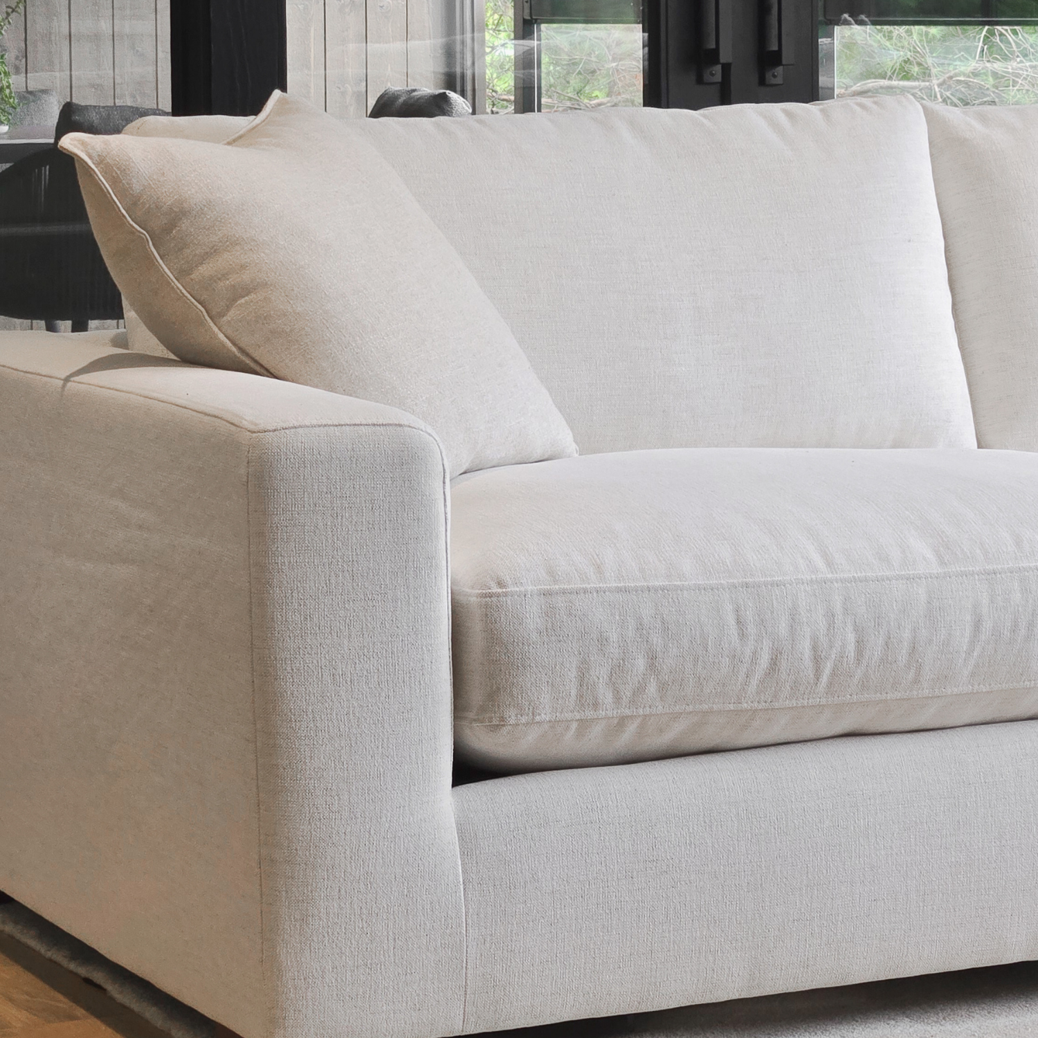 Charlestown L-Shape Sectional - Crypton® Nomad Snow