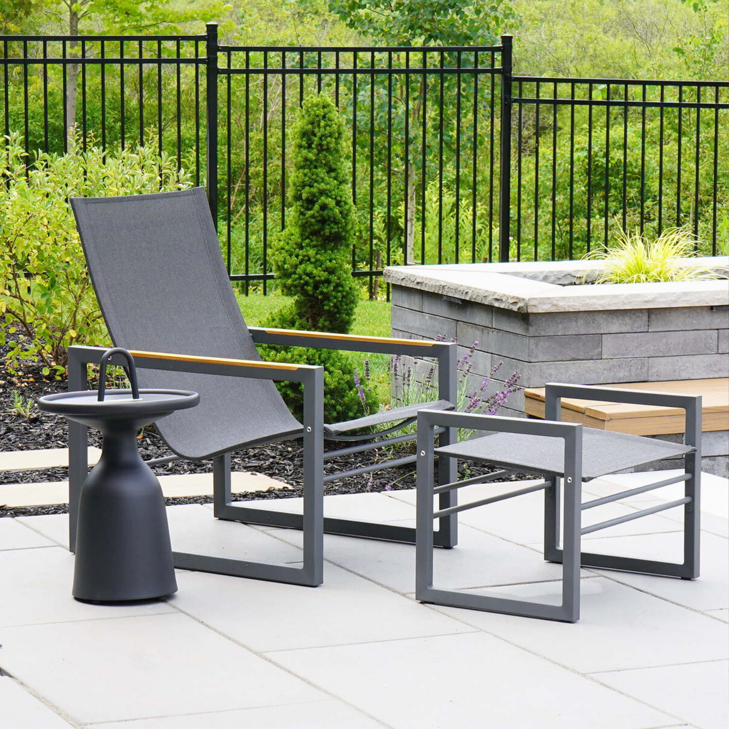 Cubic Relax Anthracite Arm Chair
