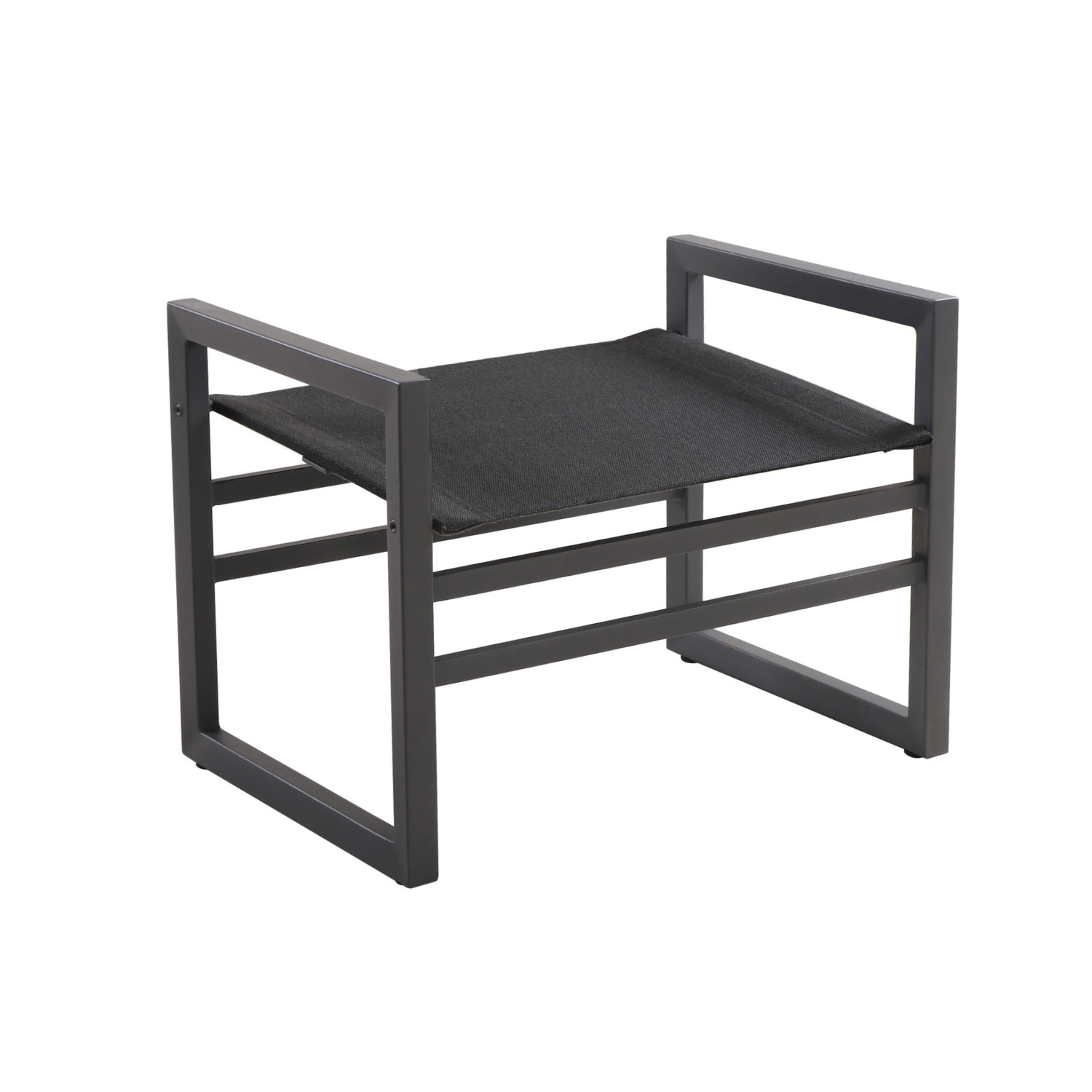 Cubic Anthracite Ottoman