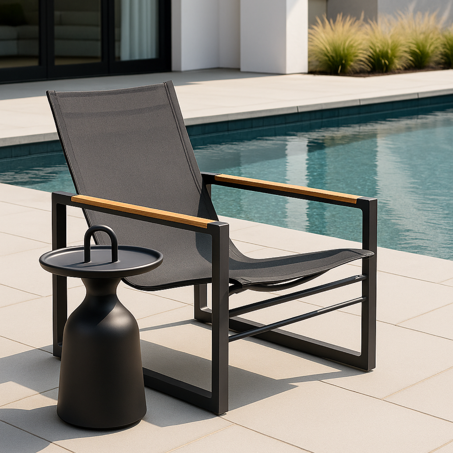 Cubic Relax Anthracite Arm Chair