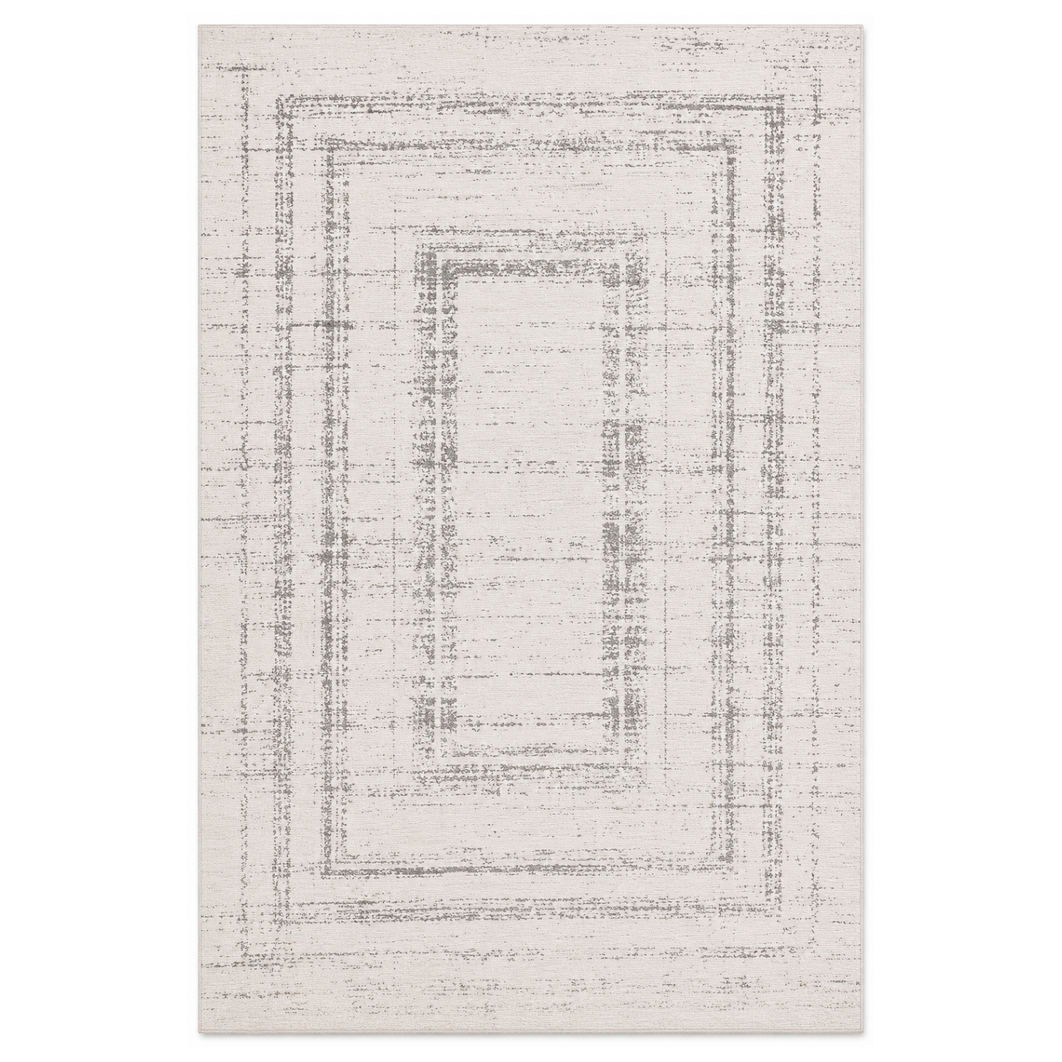 Contour Distressed Grey Rug