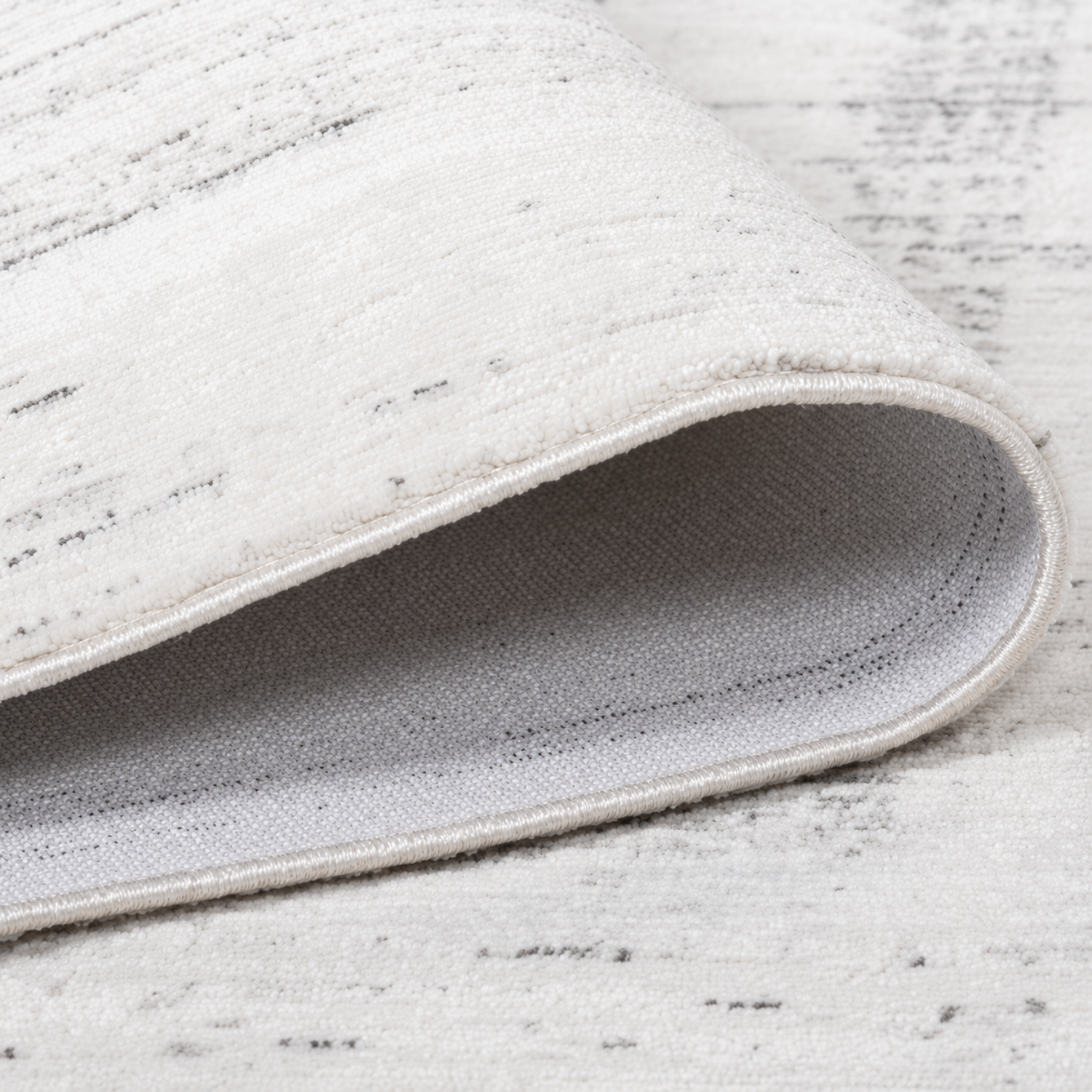 Contour Distressed Grey Rug