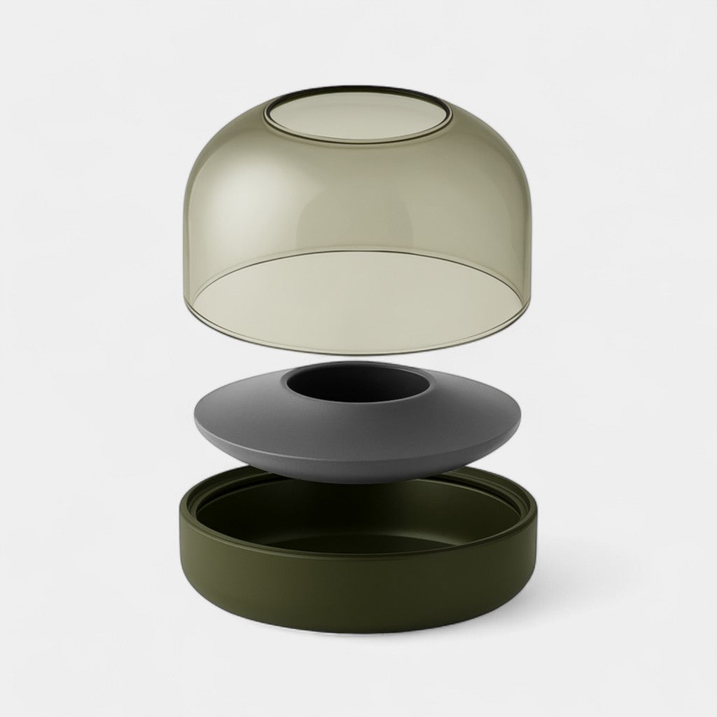 Dome Green LED Candle