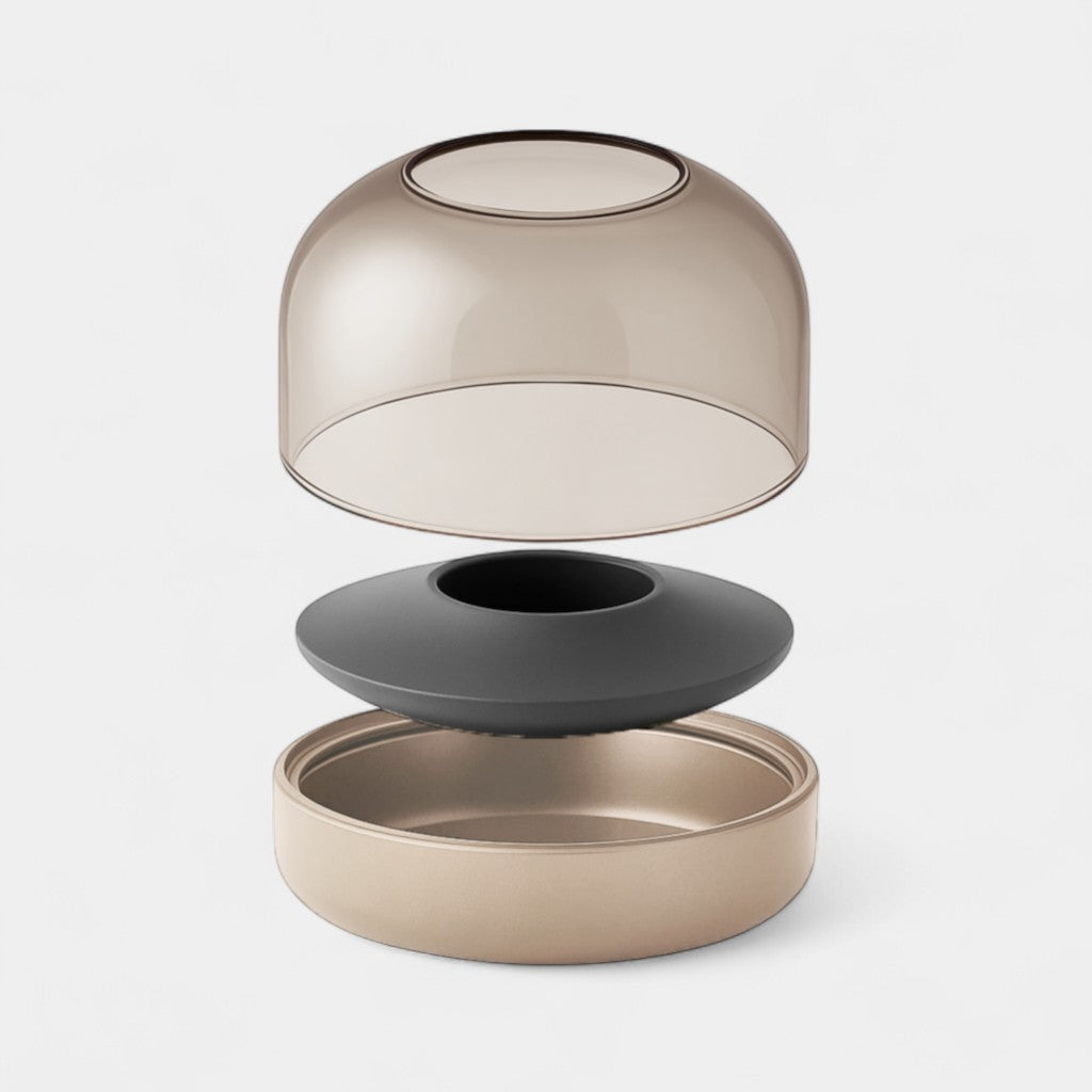 Dome Sepia LED Cordless Candle