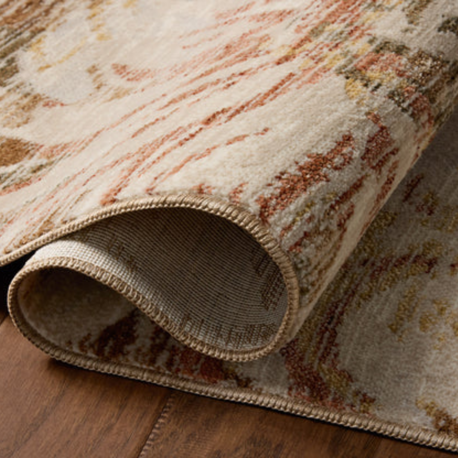 Loloi II Eileen Natural/Spice Rug