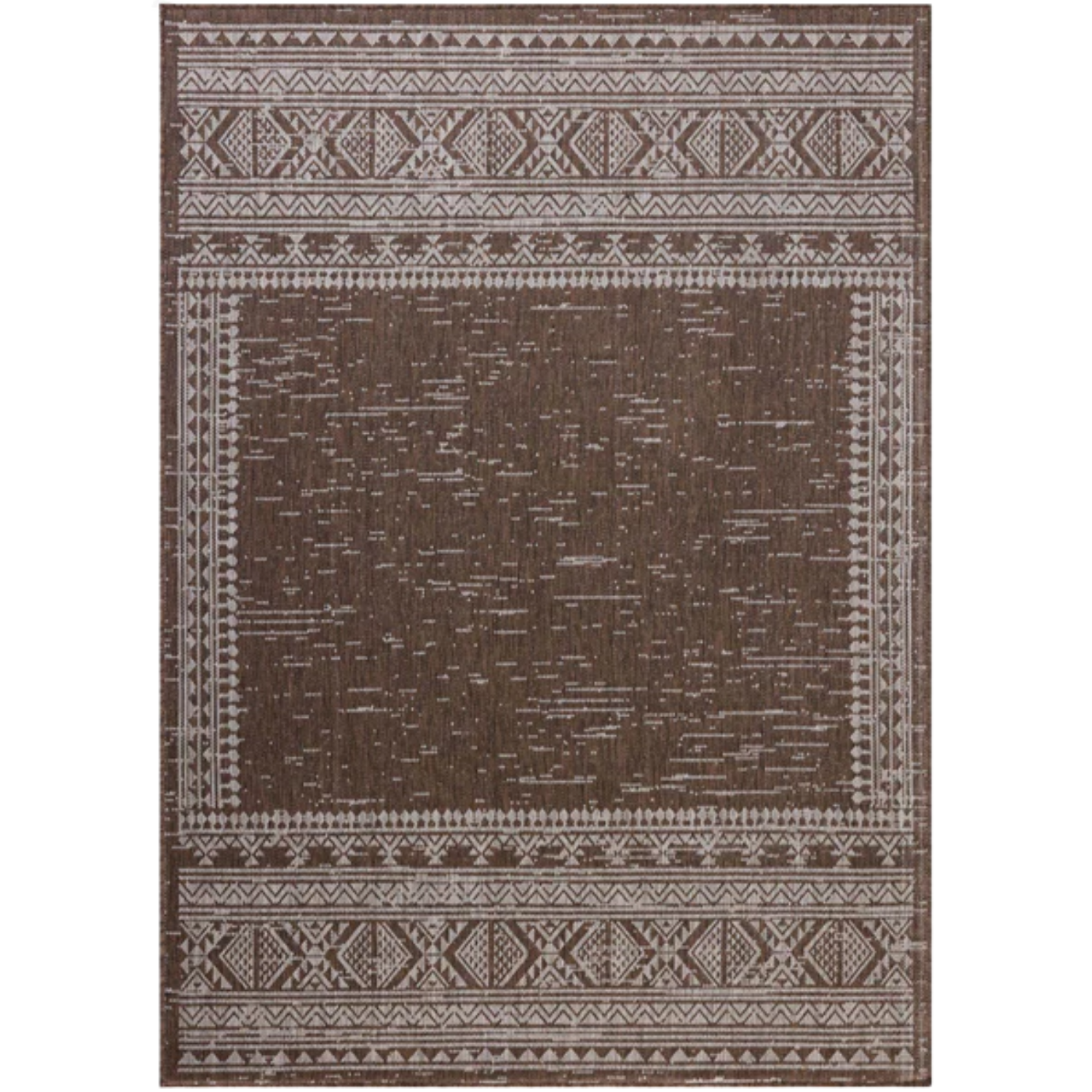 Loloi II Easton Coffee/Dove Outdoor Rug