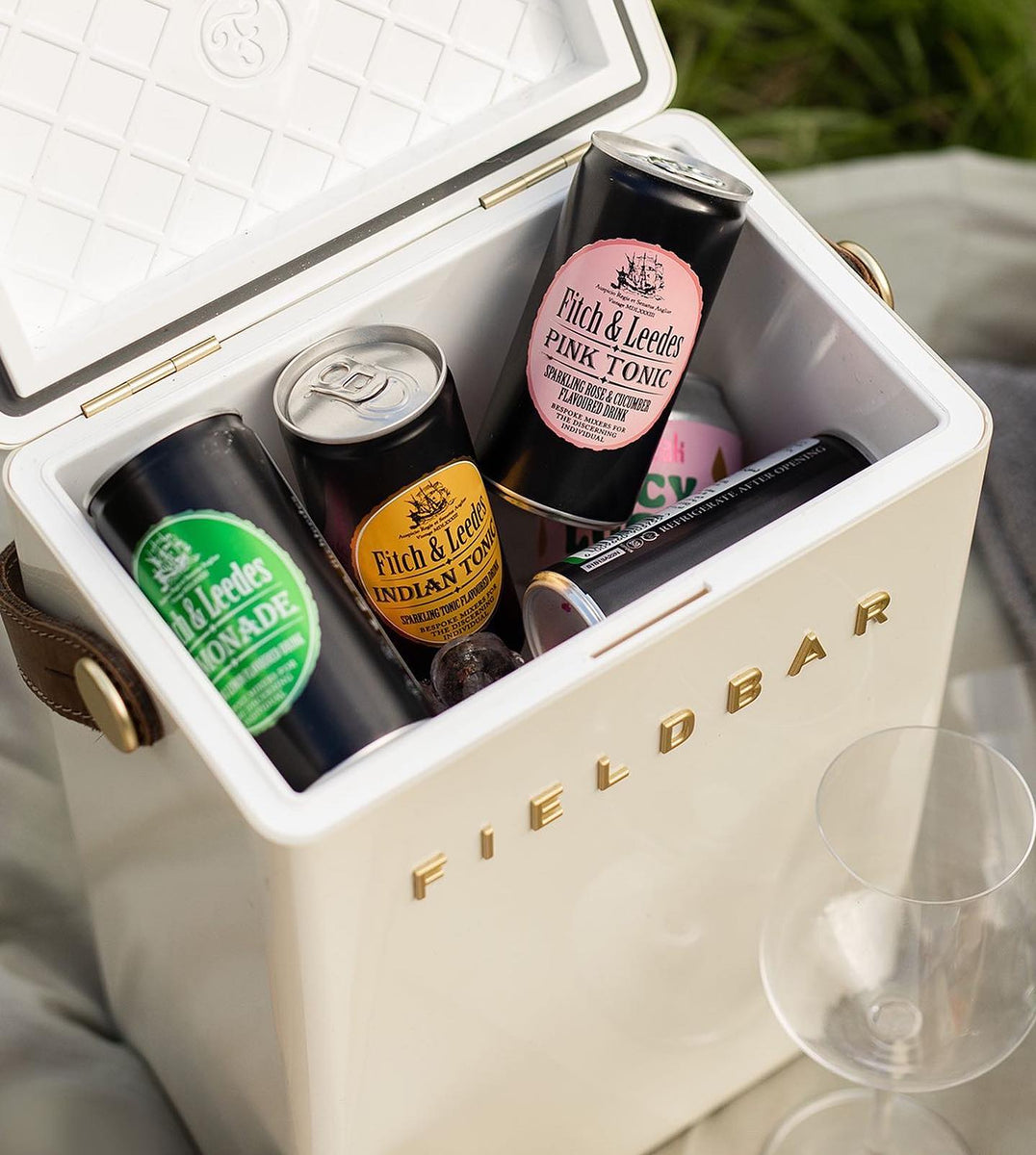 Fieldbar Drinks Box 10L Cooler Safari White Hauser Company Stores