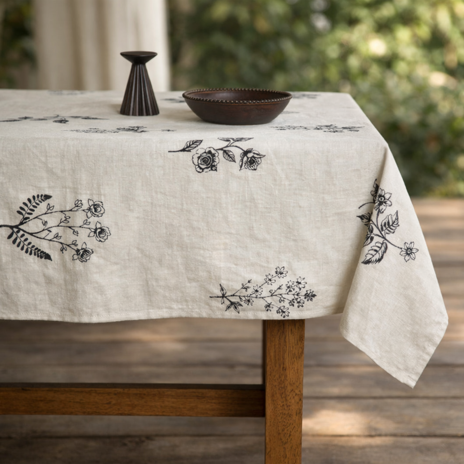 Fleur Cotton Tablecloth