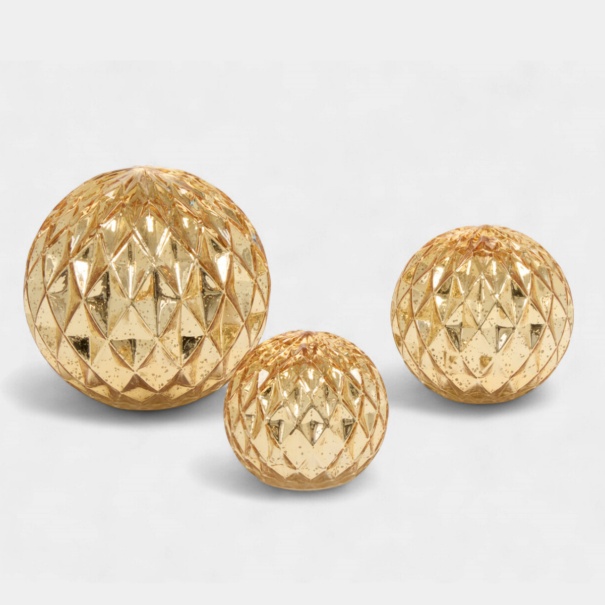 Gold Glimmer LED Globes