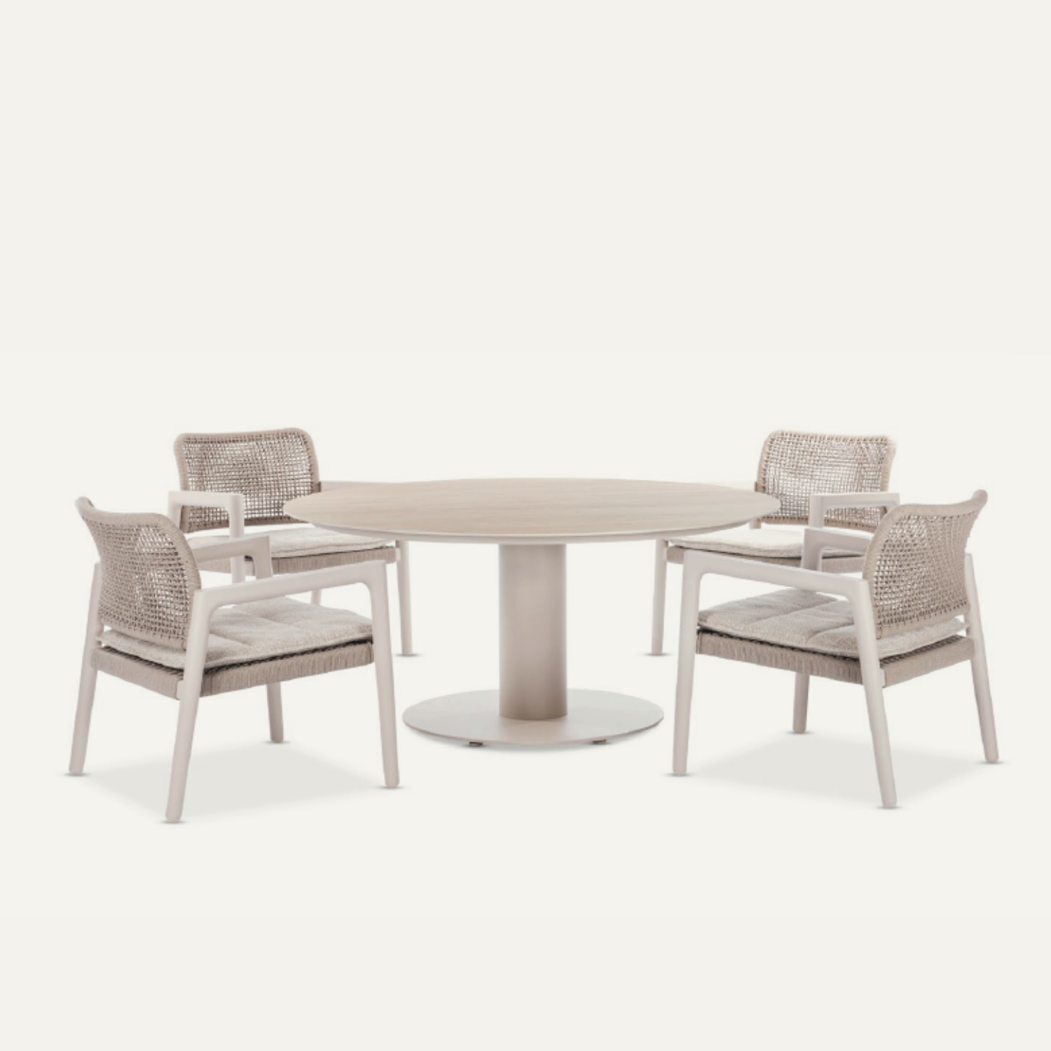 Simcoe-Granby Dining Chat Set - Beige