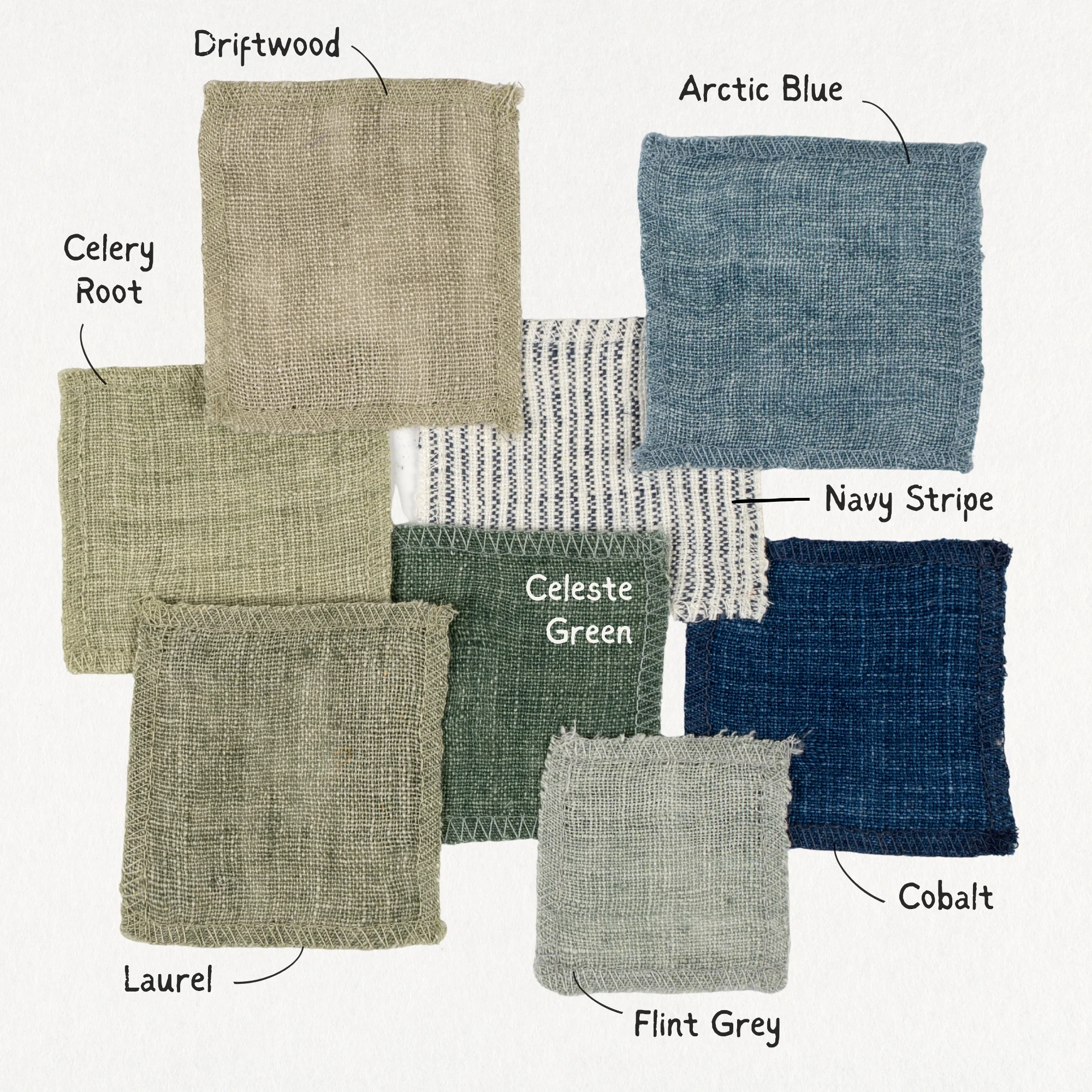 Cambri Laurel Linen Pillow