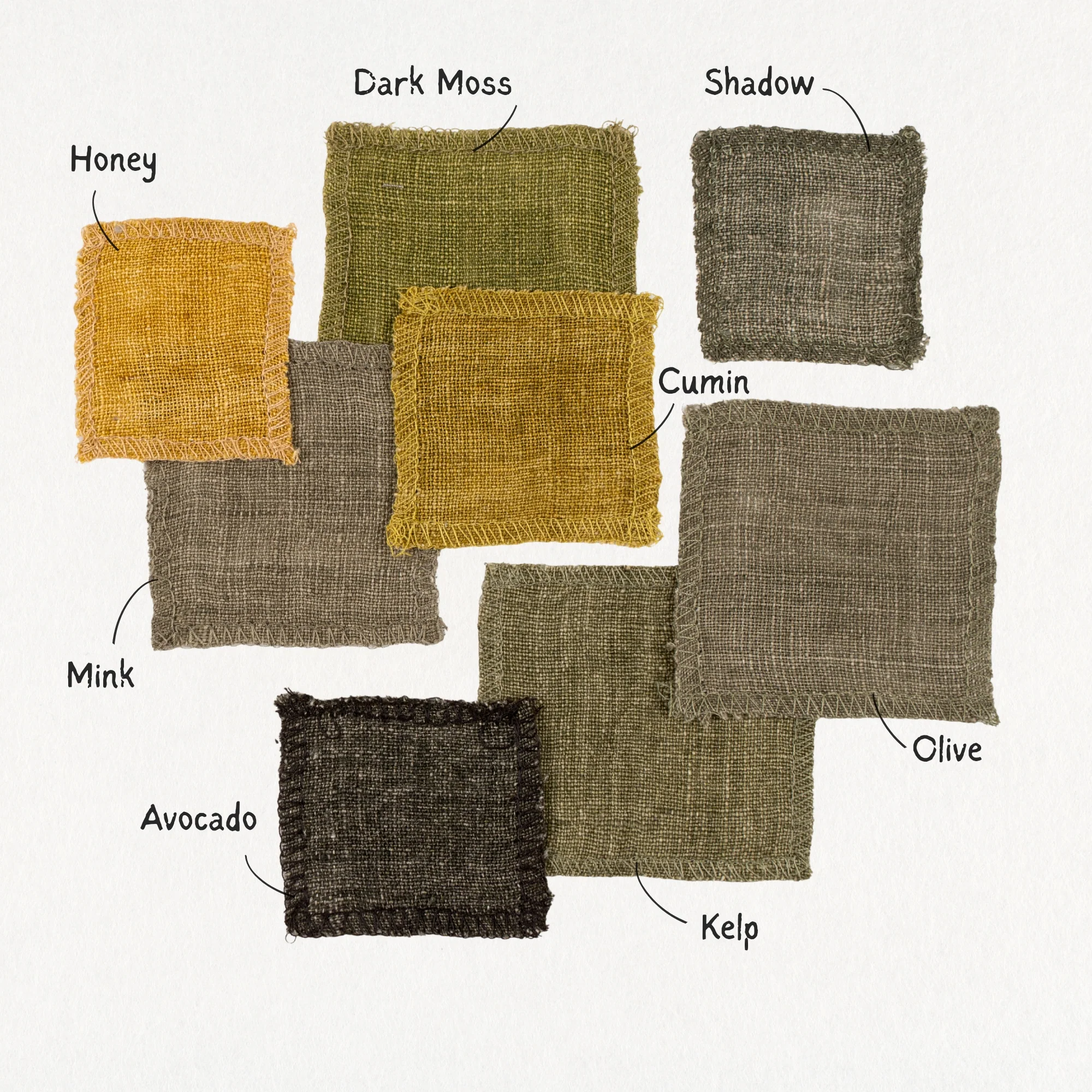 Cambri Kelp Linen Pillow