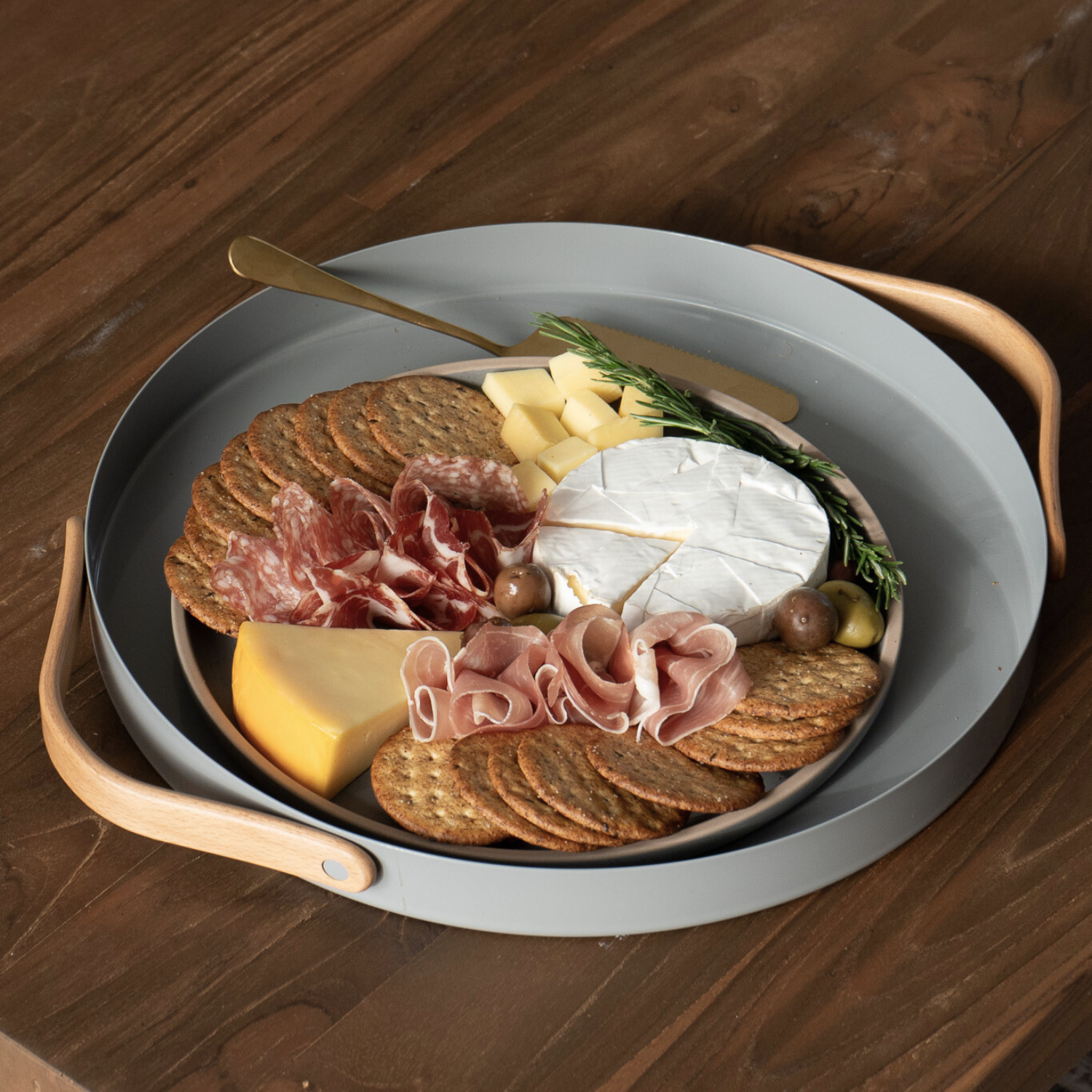 Nordic Grey Serving Tray