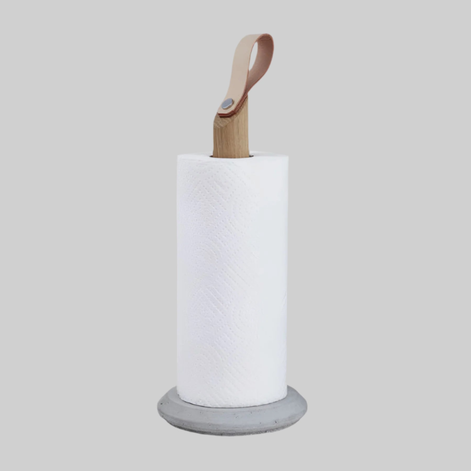 Grip Oak Paper Towel Holder