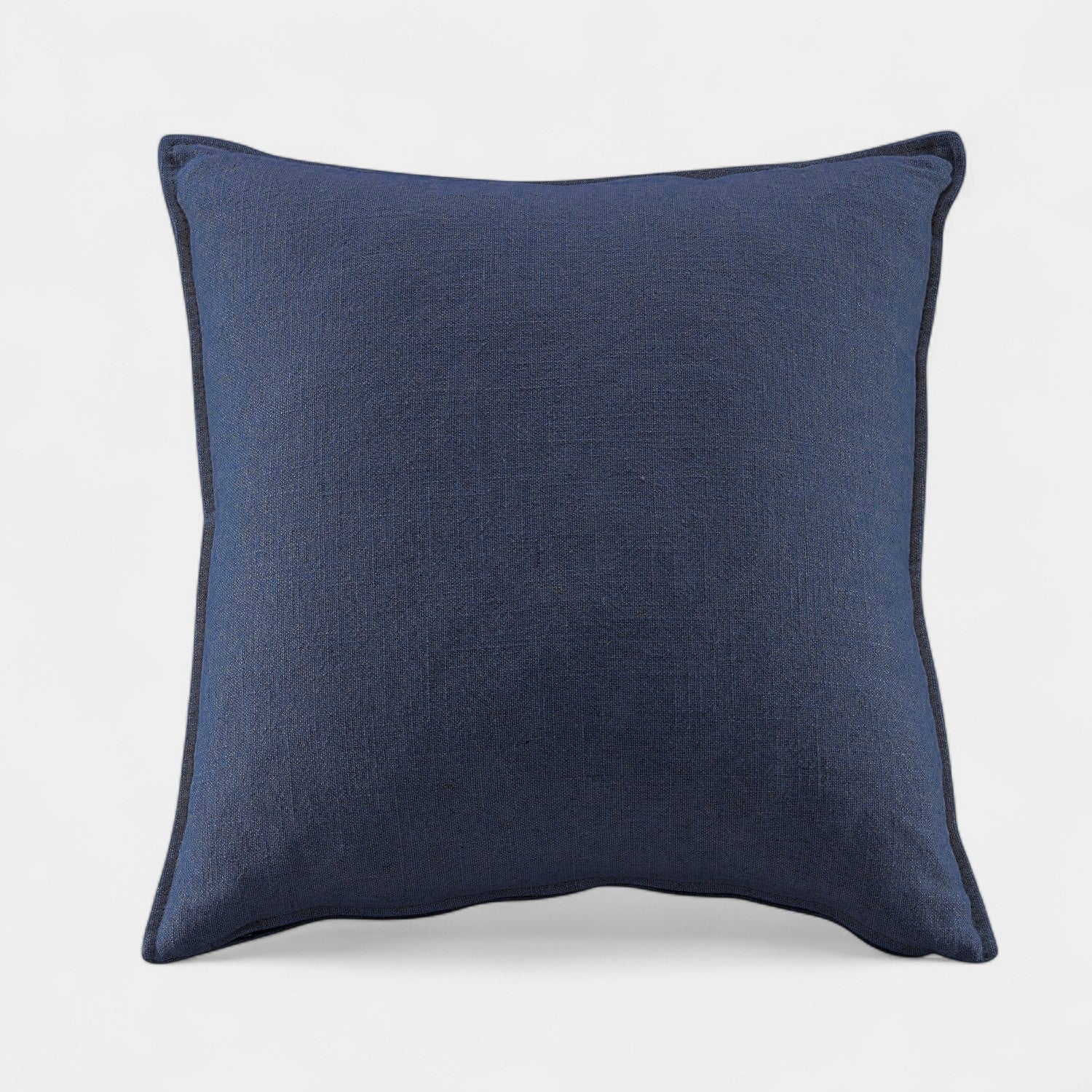 Smoky Blue Linen Toss Pillow