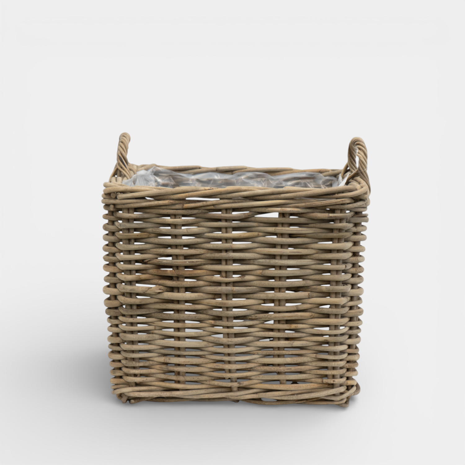 Sarnia Square Rattan Stackable Log Baskets