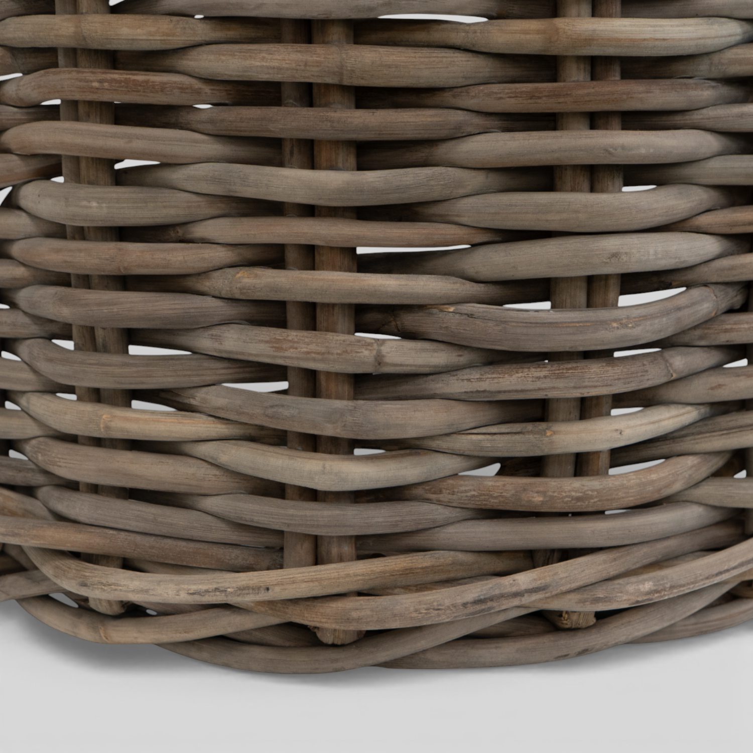 Sarnia Round Rattan Stackable Log Baskets