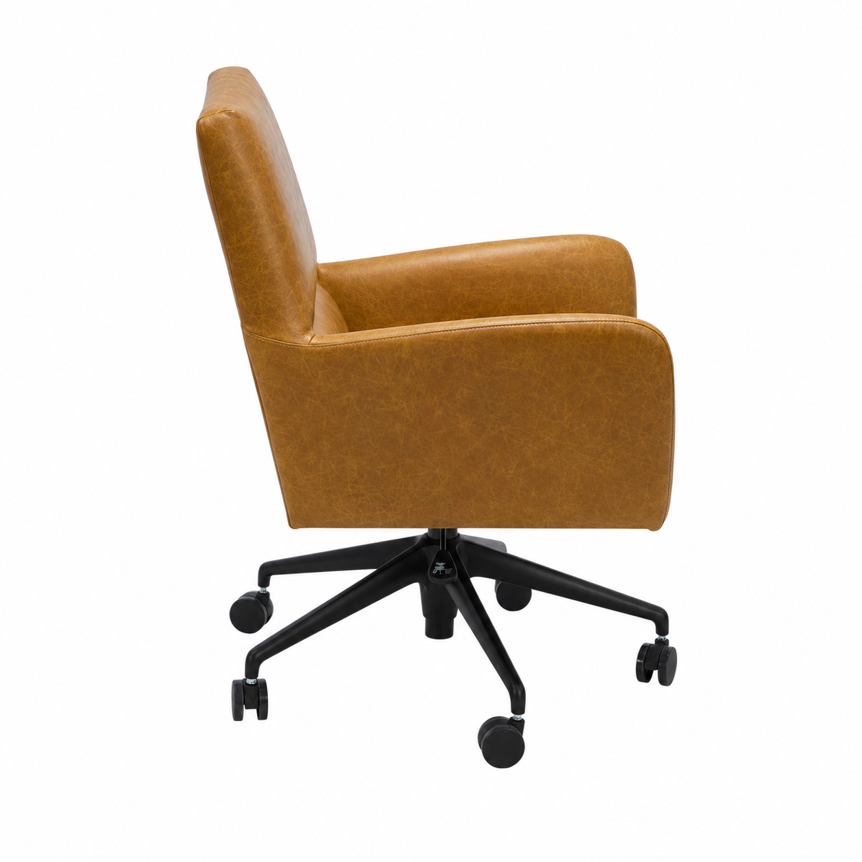 Campbellton Adjustable Office Chair - Concord Mink Leather