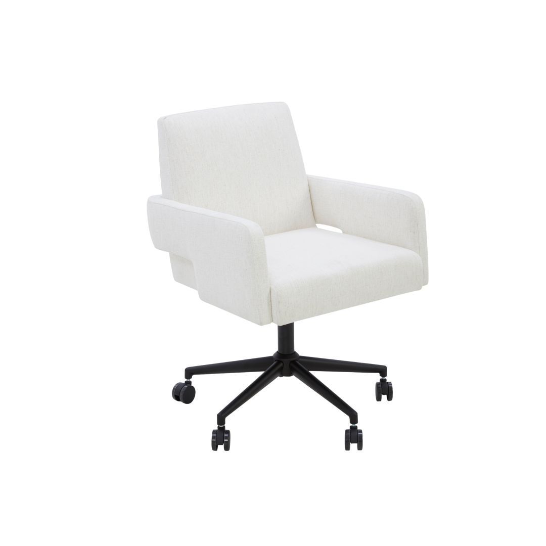 Fredericton Adjustable Office Chair - Crypton® Nomad Snow
