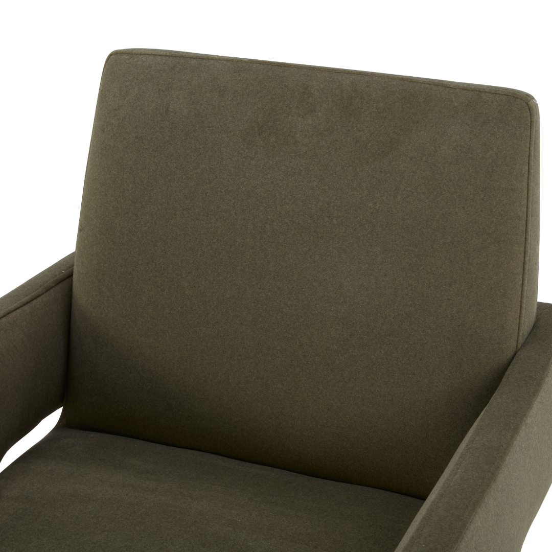 Fredericton Adjustable Office Chair - Forest Green Matte Velvet