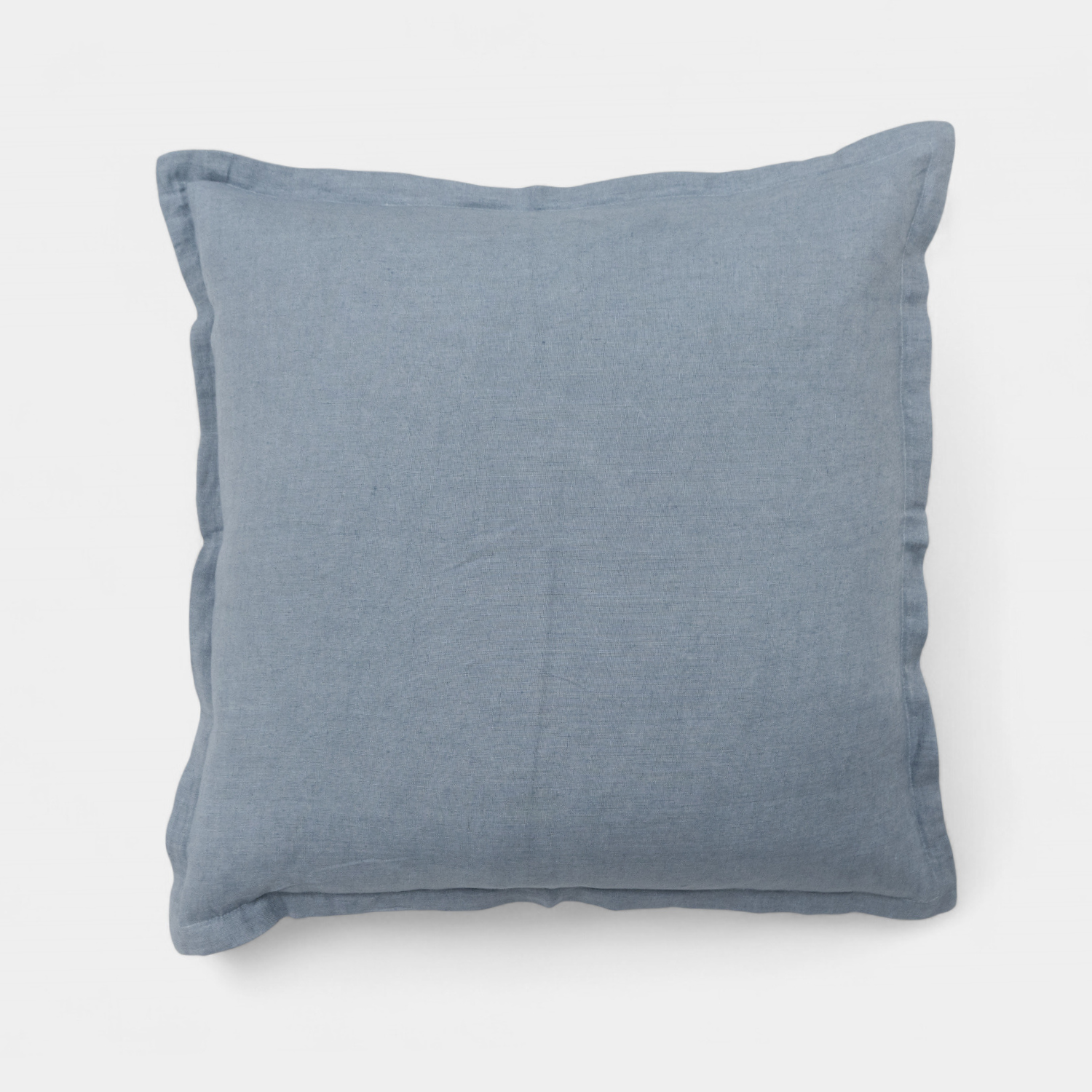 Muted Blue Linen Toss Pillow