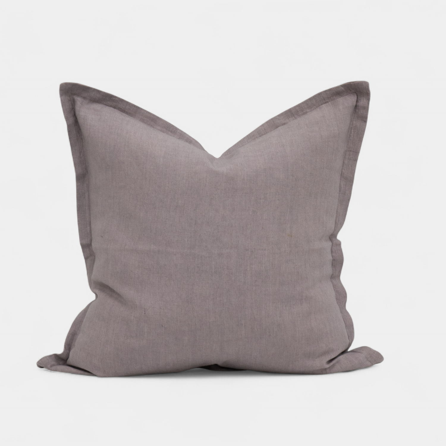 Muted Mauve Linen Toss Pillow