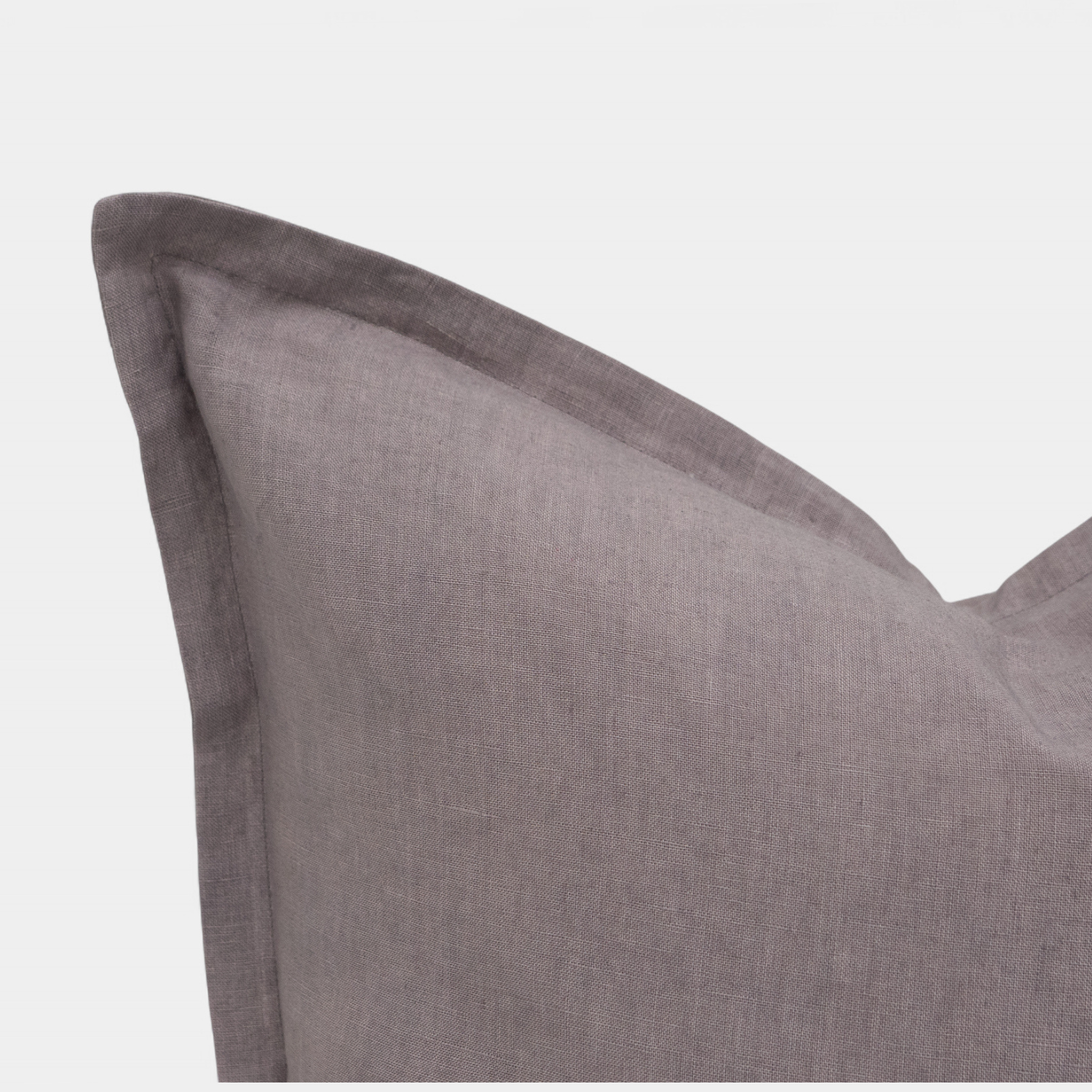 Muted Mauve Linen Toss Pillow