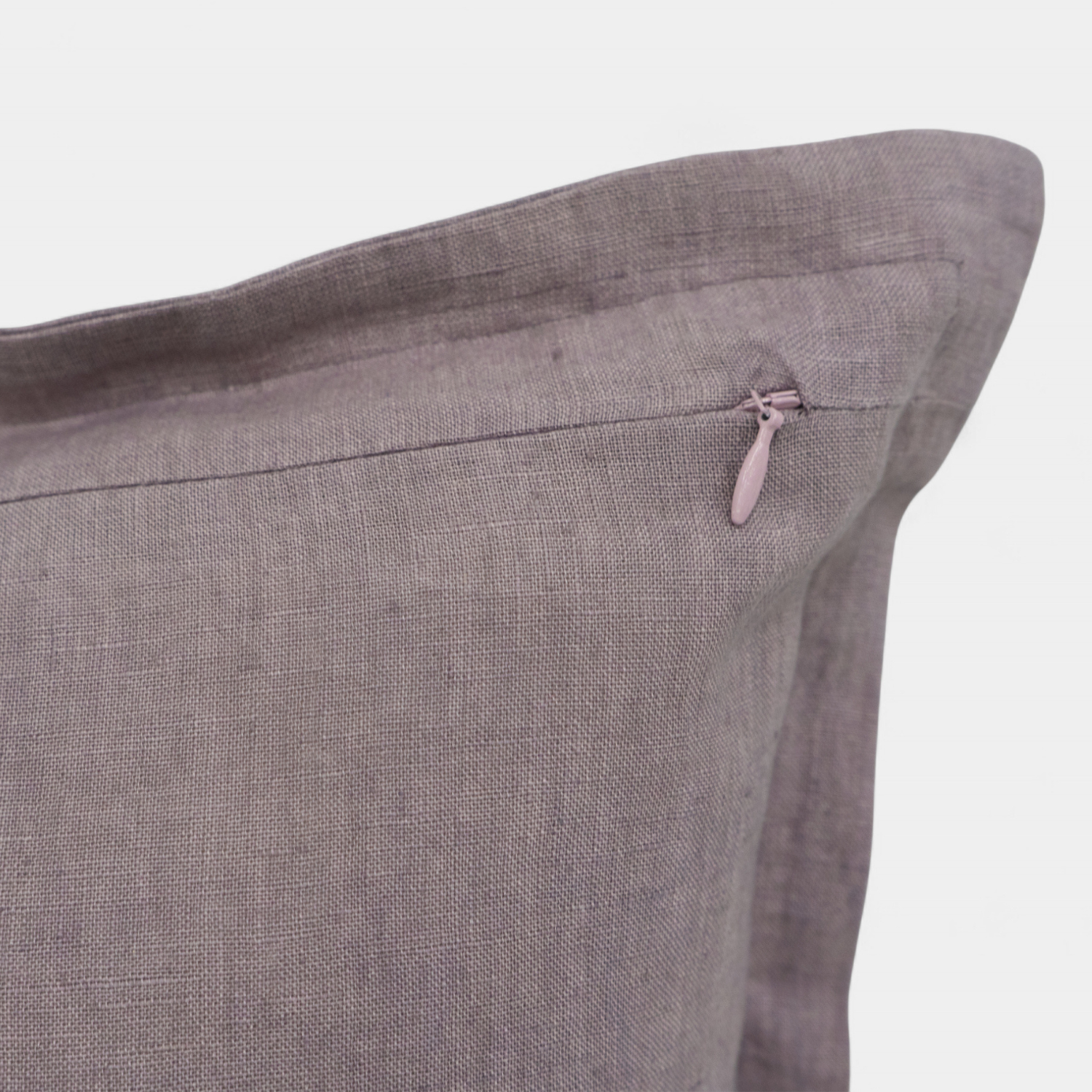Muted Mauve Linen Toss Pillow