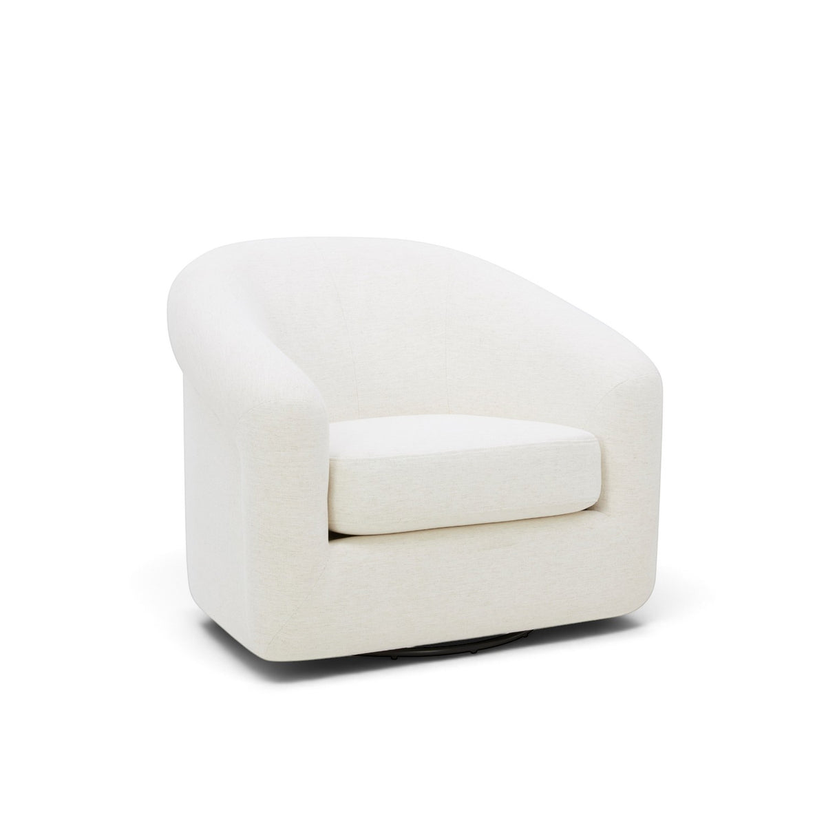 Woolwich Swivel Lounge Chair - Crypton® Nomad Snow