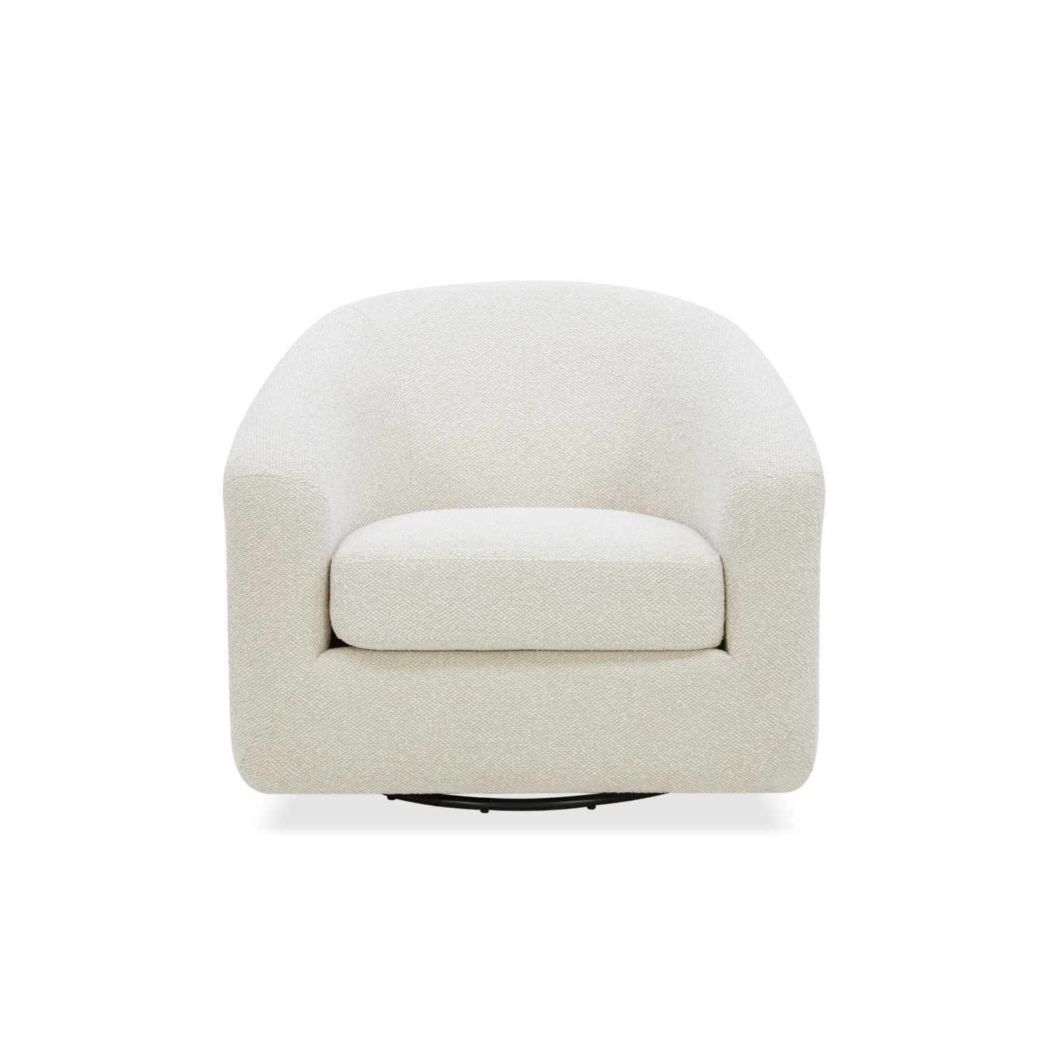 Woolwich Swivel Lounge Chair - Tasmin Linen