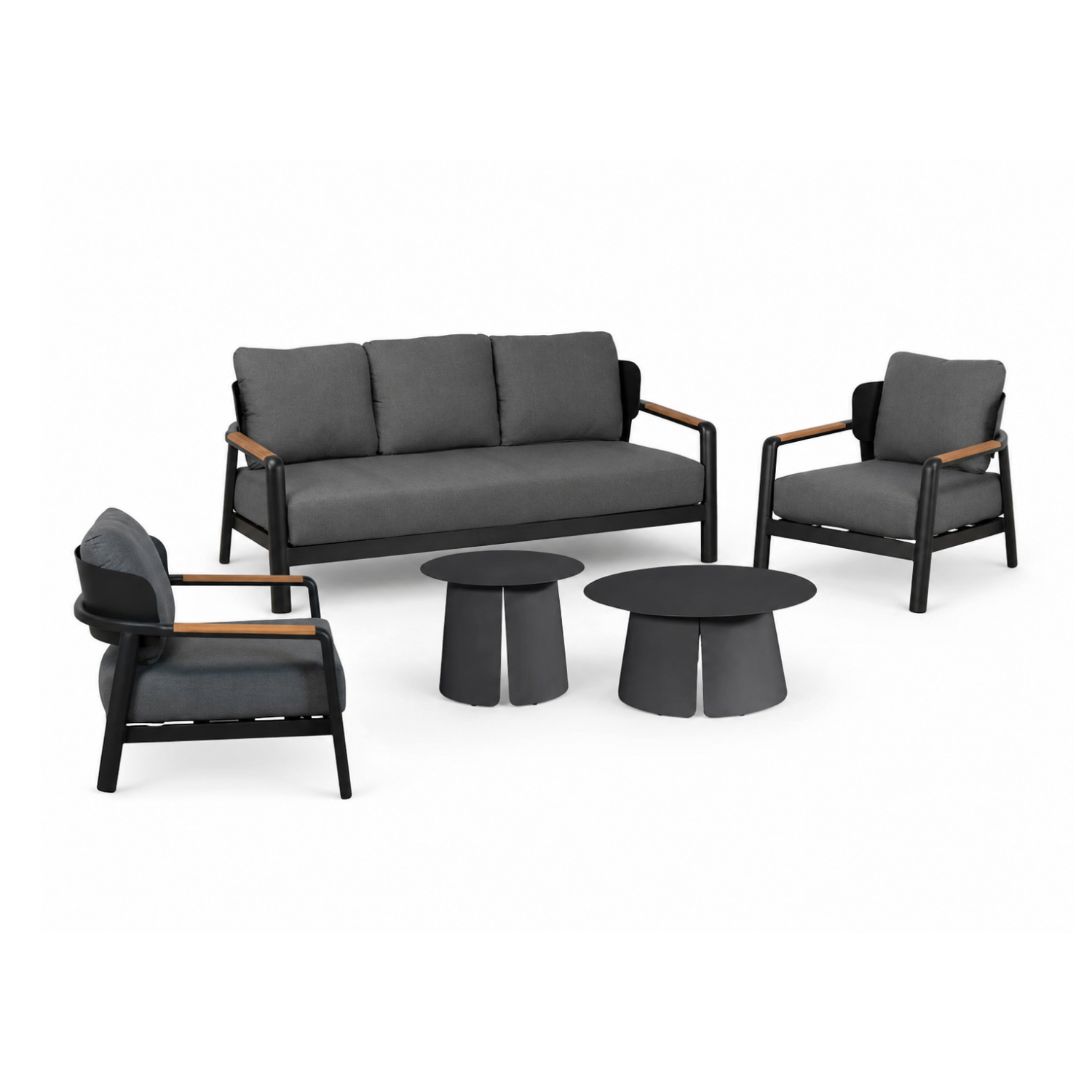 Sedona Charcoal 6pc Lounge Set