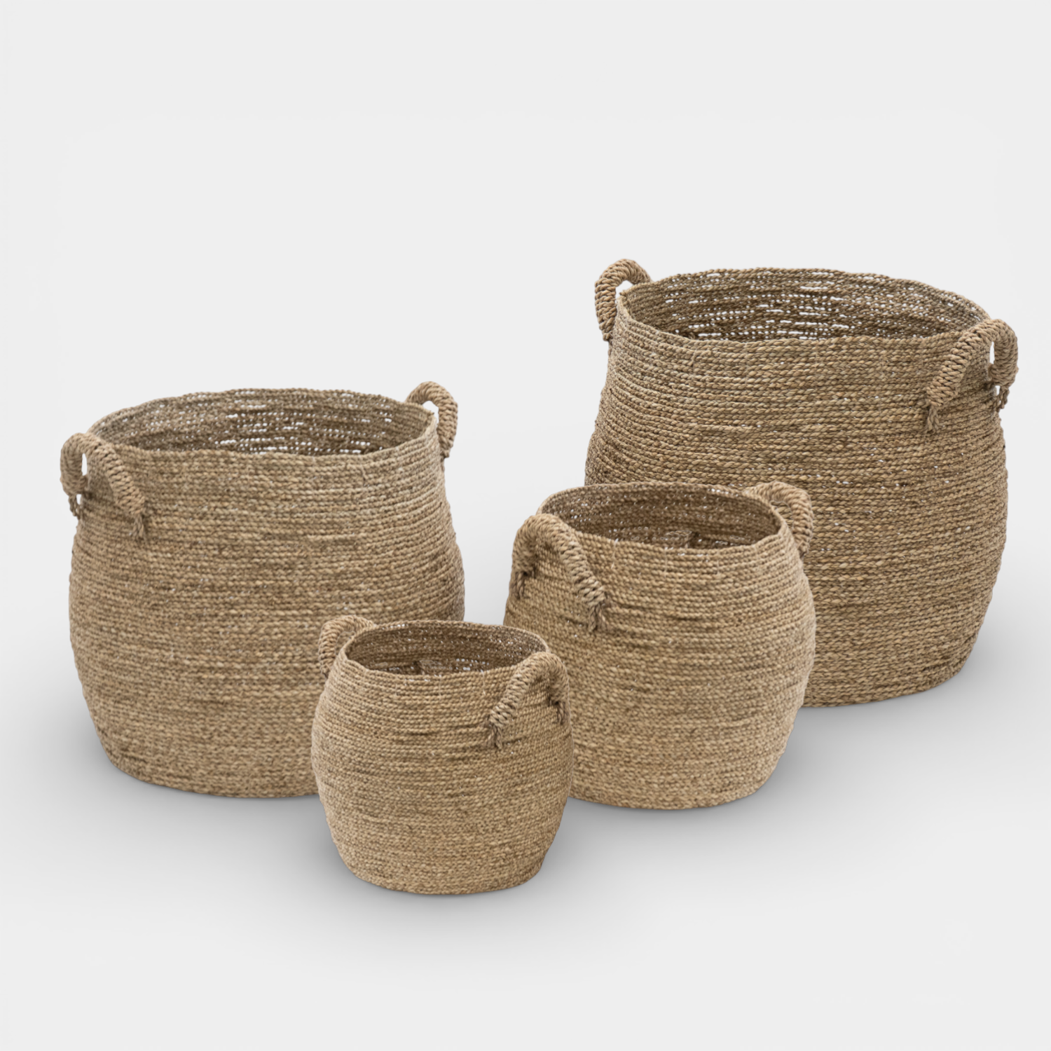 Surrey Natural Seagrass Basket w/ Handles