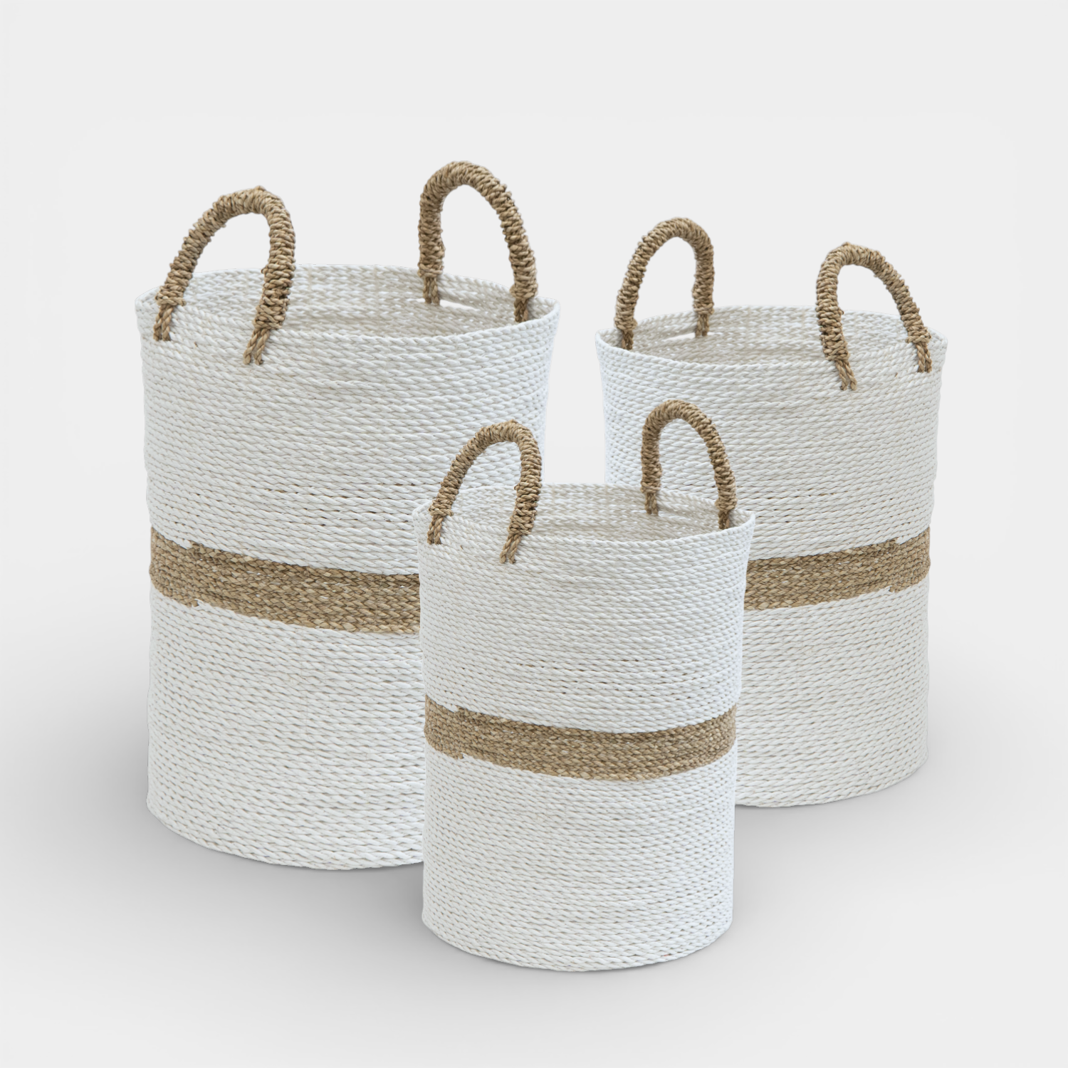 Band Abaca Storage Basket