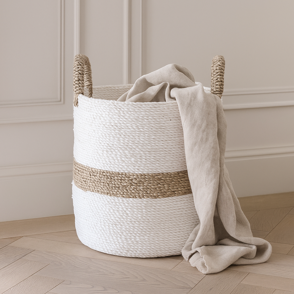 Band Abaca Storage Basket