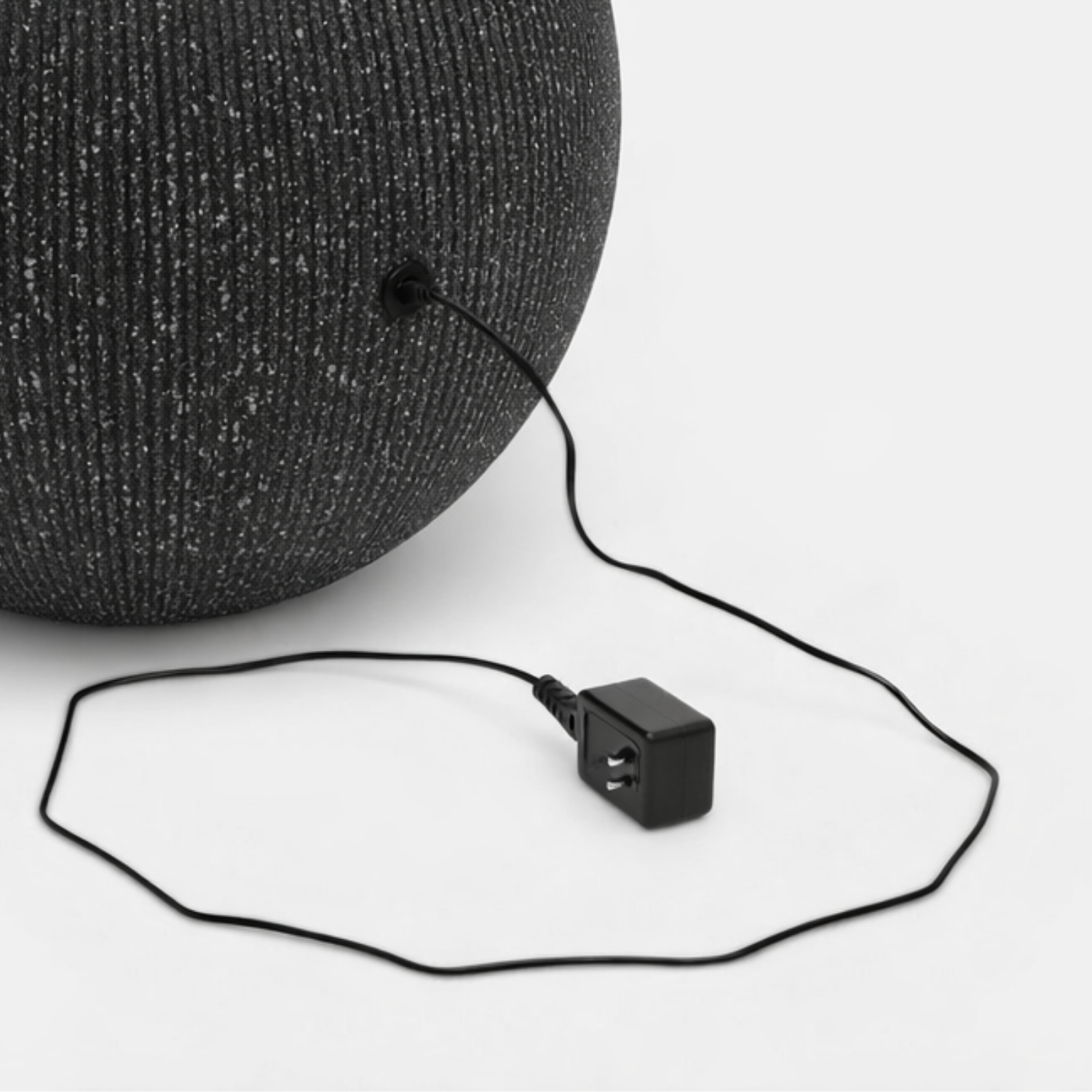 Fairview Tall Curved LED Fountain - Textured Black