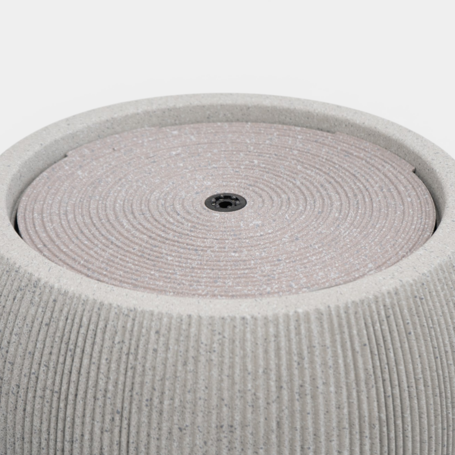 Fairview Curved LED Fountain - Textured Beige